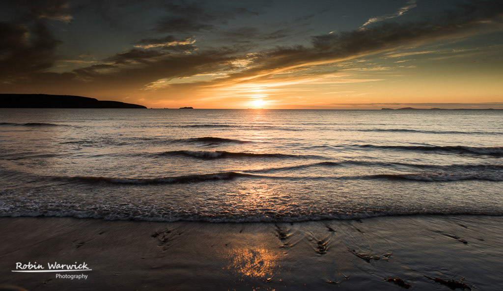 Sunset at Broad Haven, Pembrokeshire