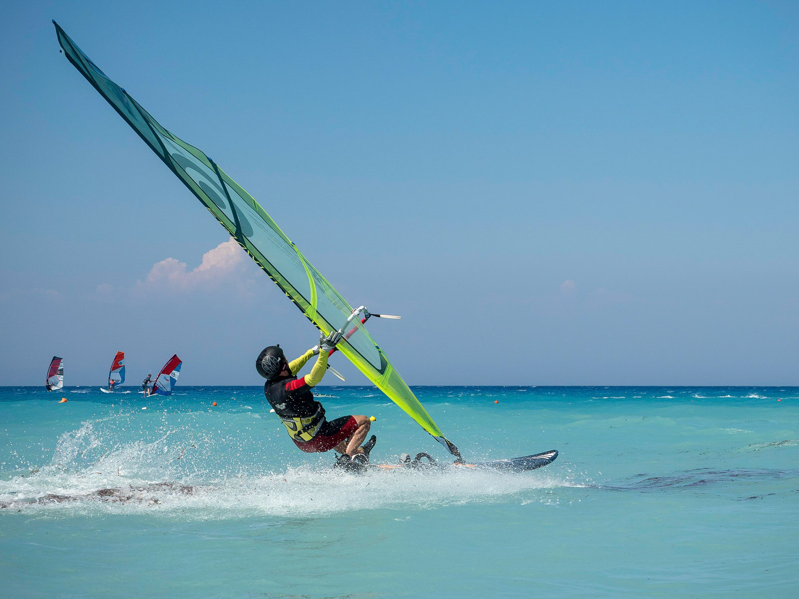 Windsurfing in Rhodos