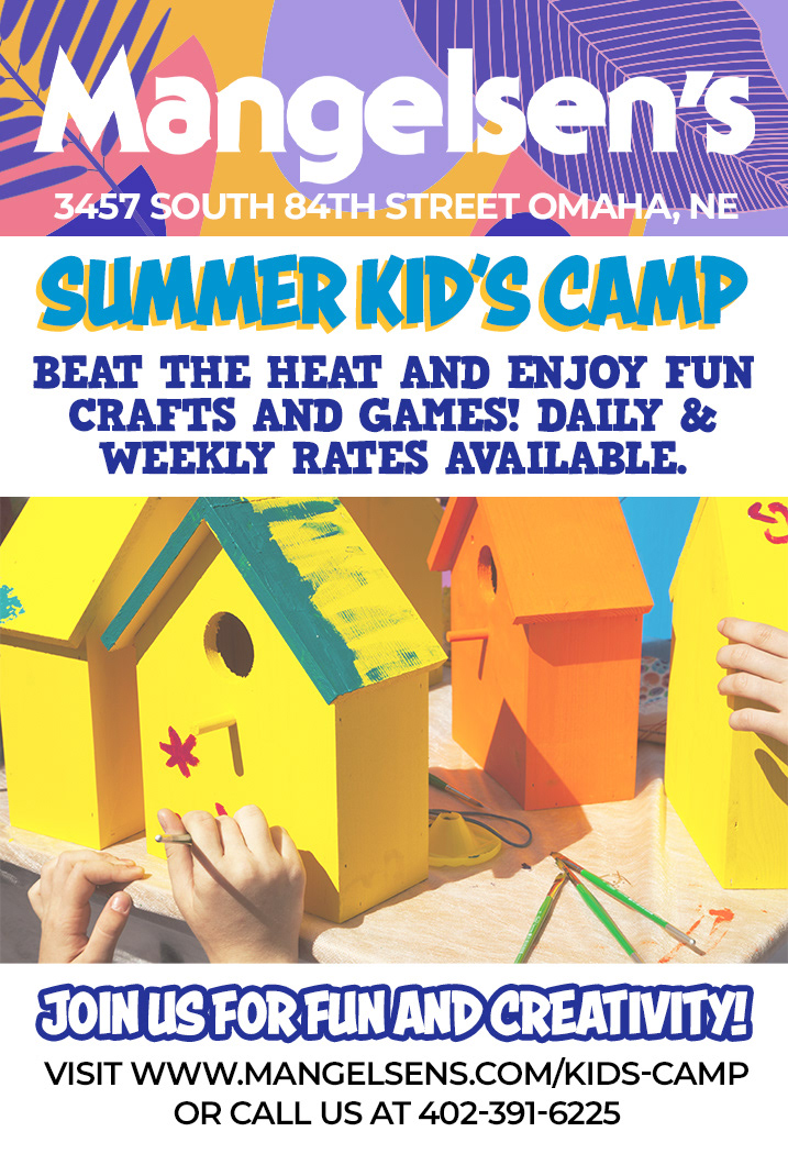 Advertisement made for a feature in Omaha World Herald's Summer educational camp bulletin for 2020.