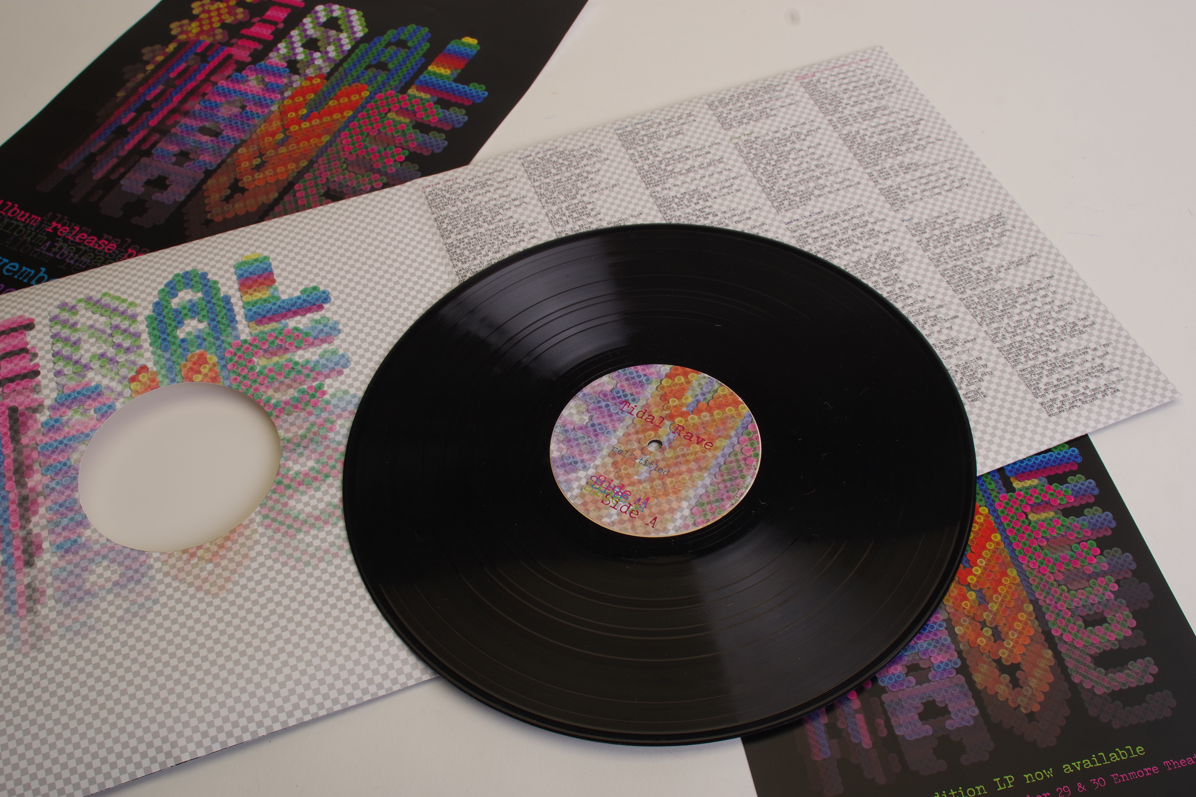 Album artwork and accompanying collateral for Tidal Rave