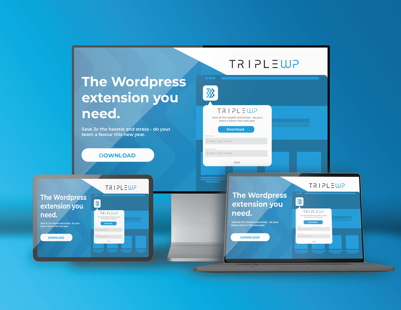 Triple Wp Landing Page Branding