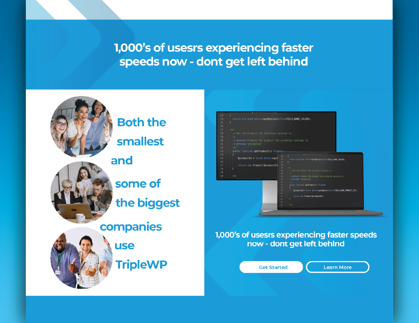 Triple Wp Website Wireframe design