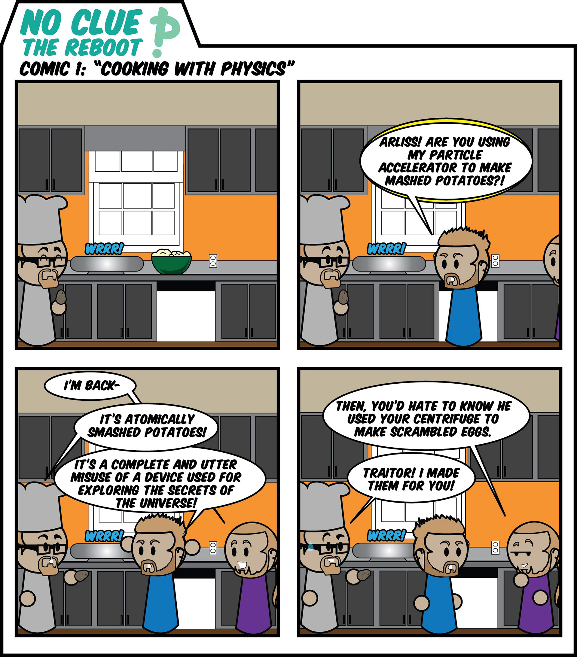 The new style of comic in the "Stacked 4-panel" that we wanted to use to be more readable on mobile devices.