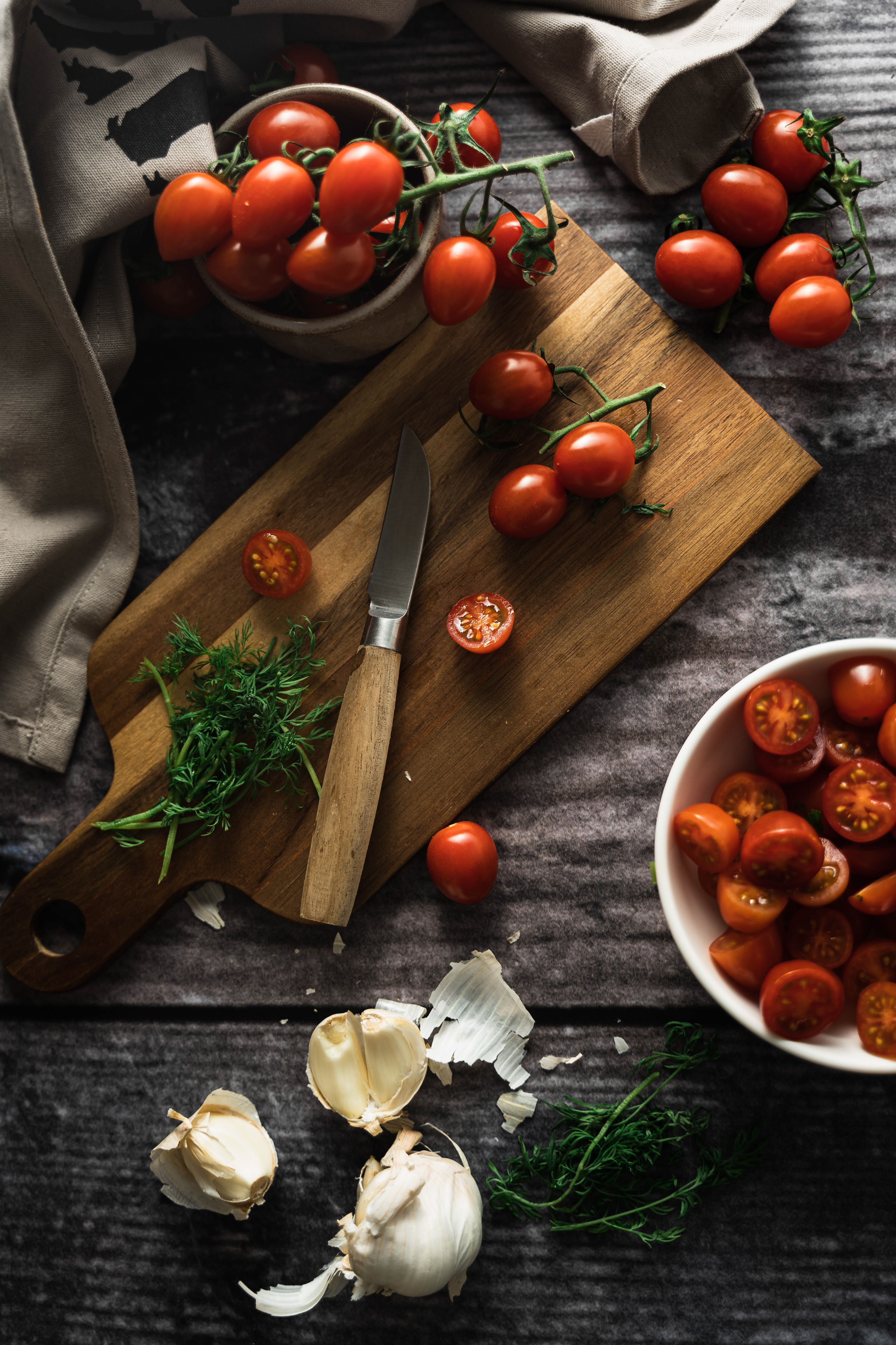 Process Vine Tomatoes