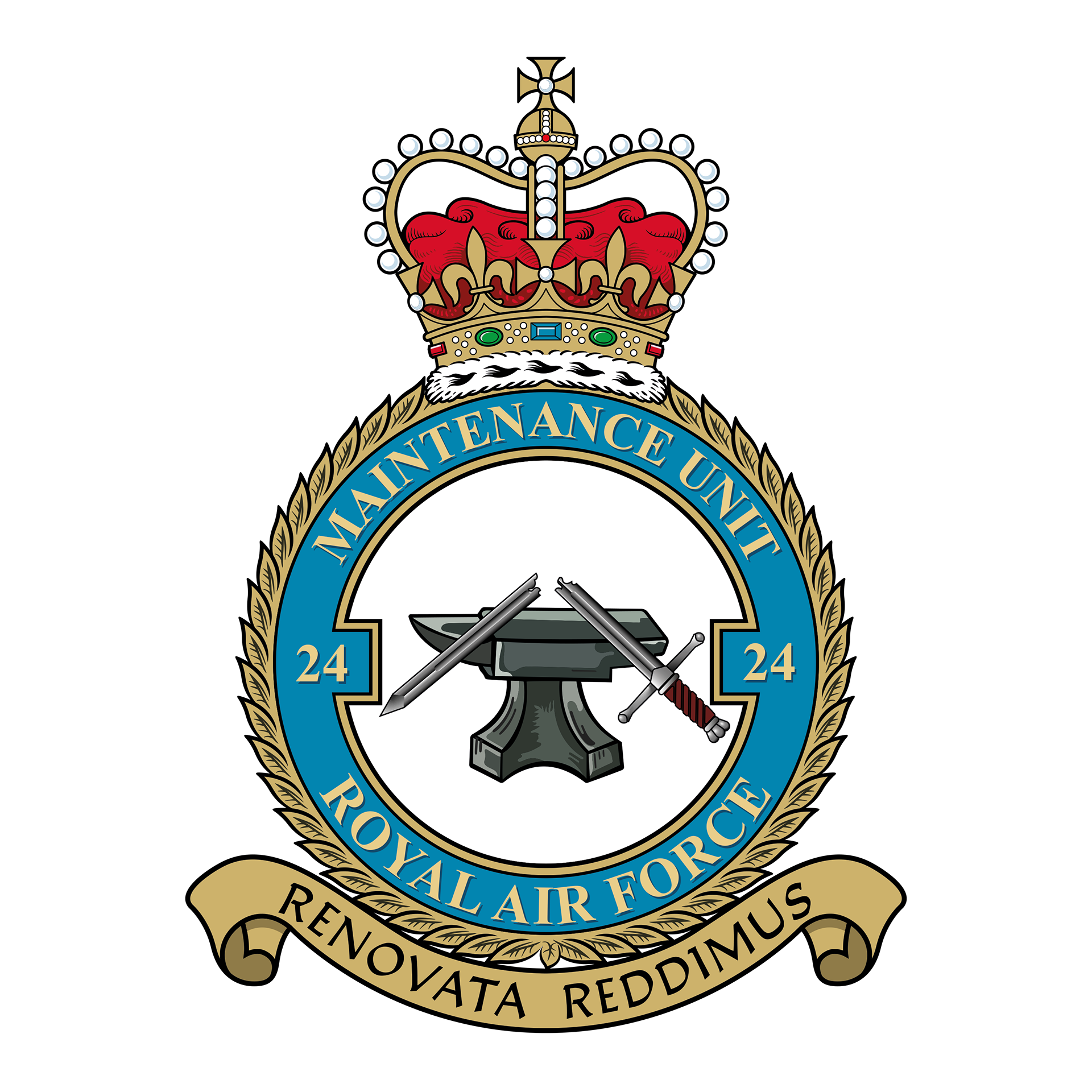 RAF Vector Badges - RAF Maintenance Units