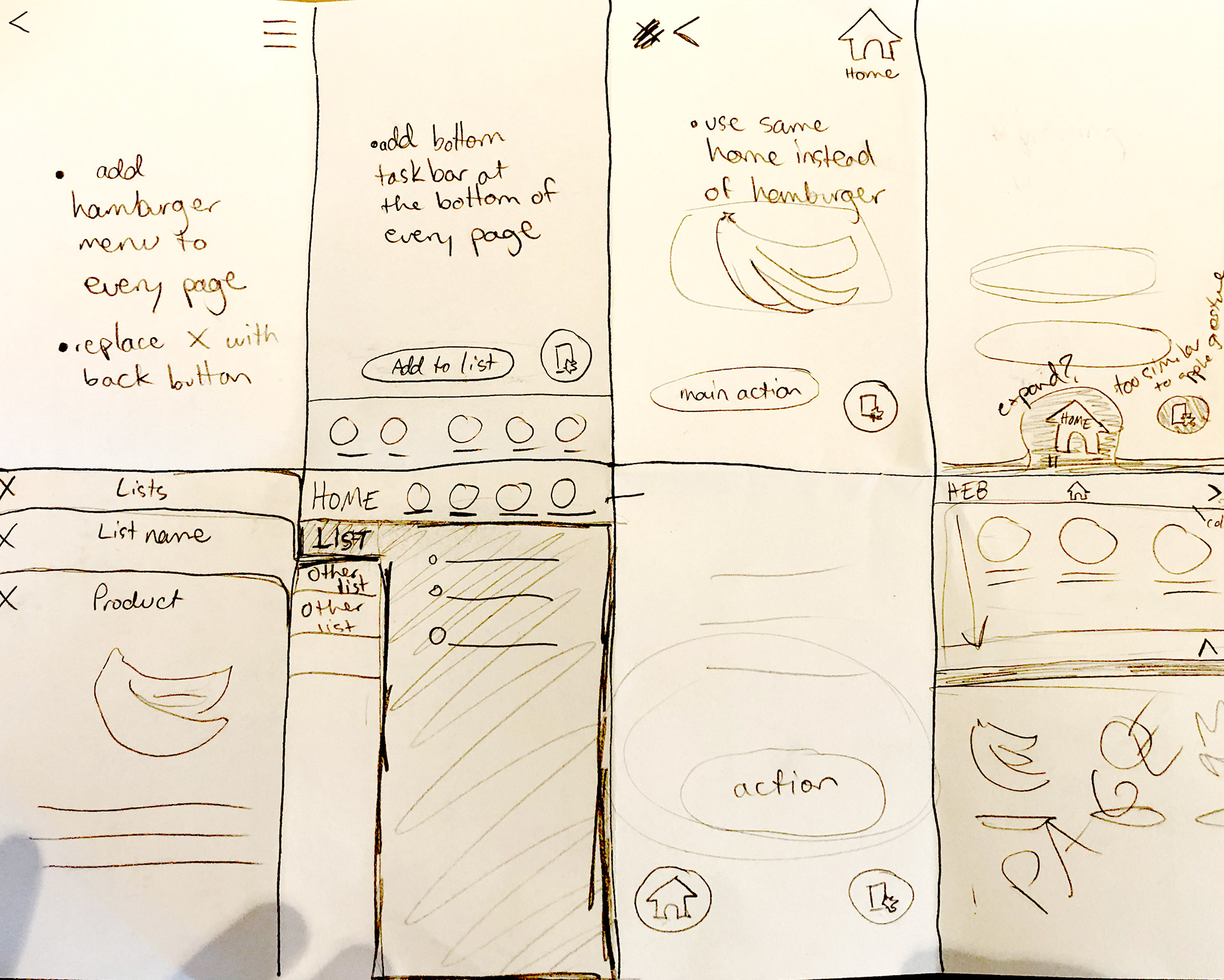 The Portfolio of Ellen Coonrod Review of HEB Mobile App