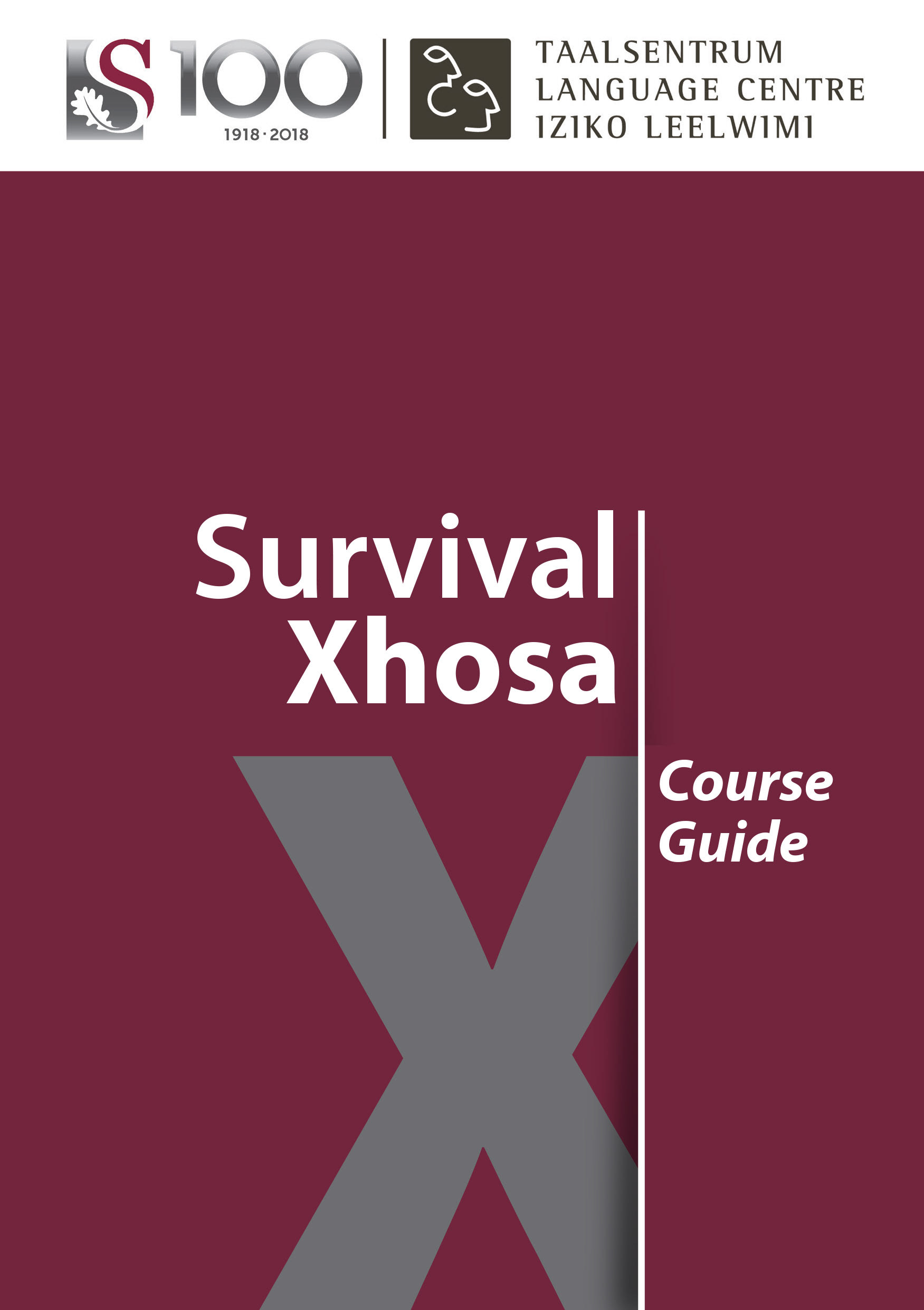 Course Manual for Xhosa Language Course