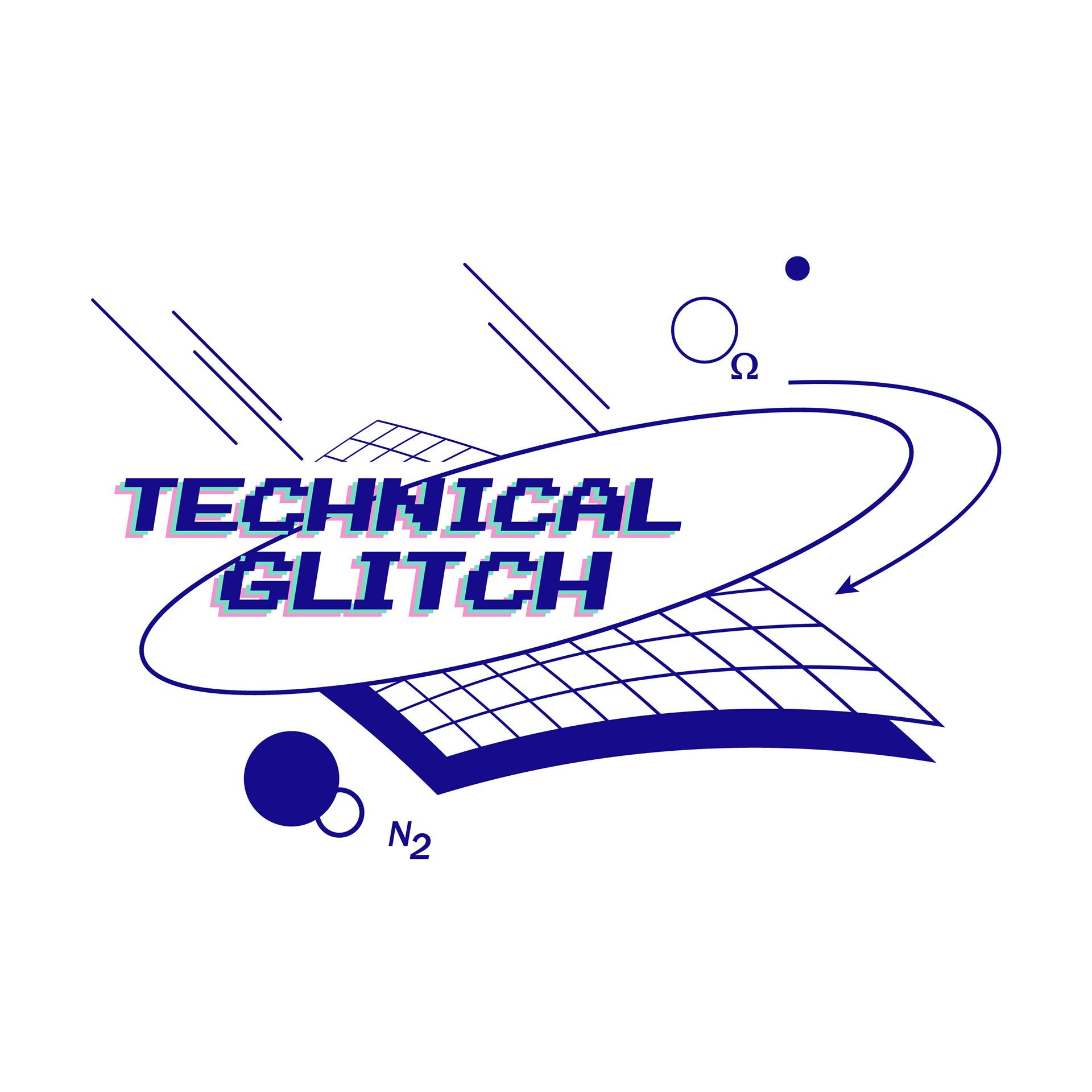 Futuristic space logo