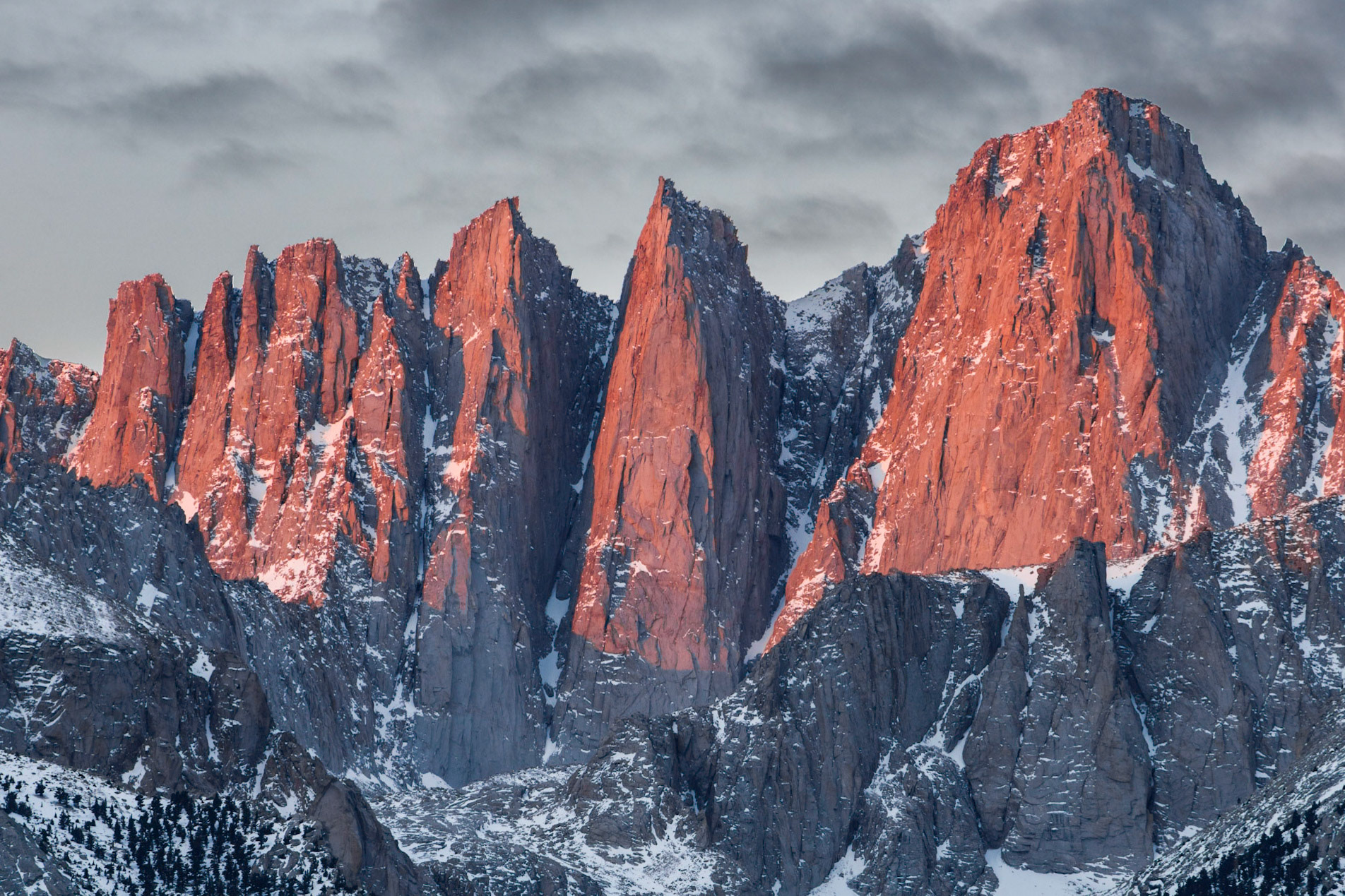 East face of Mt. Whitney from the Alabama Hills