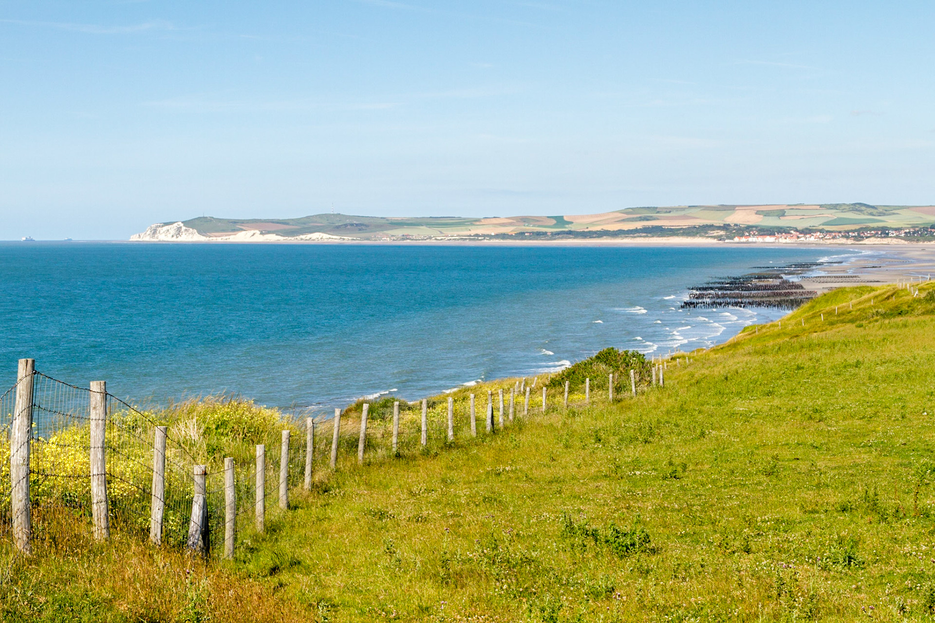 La baie de Wissant et le Cap Blanc-Nez