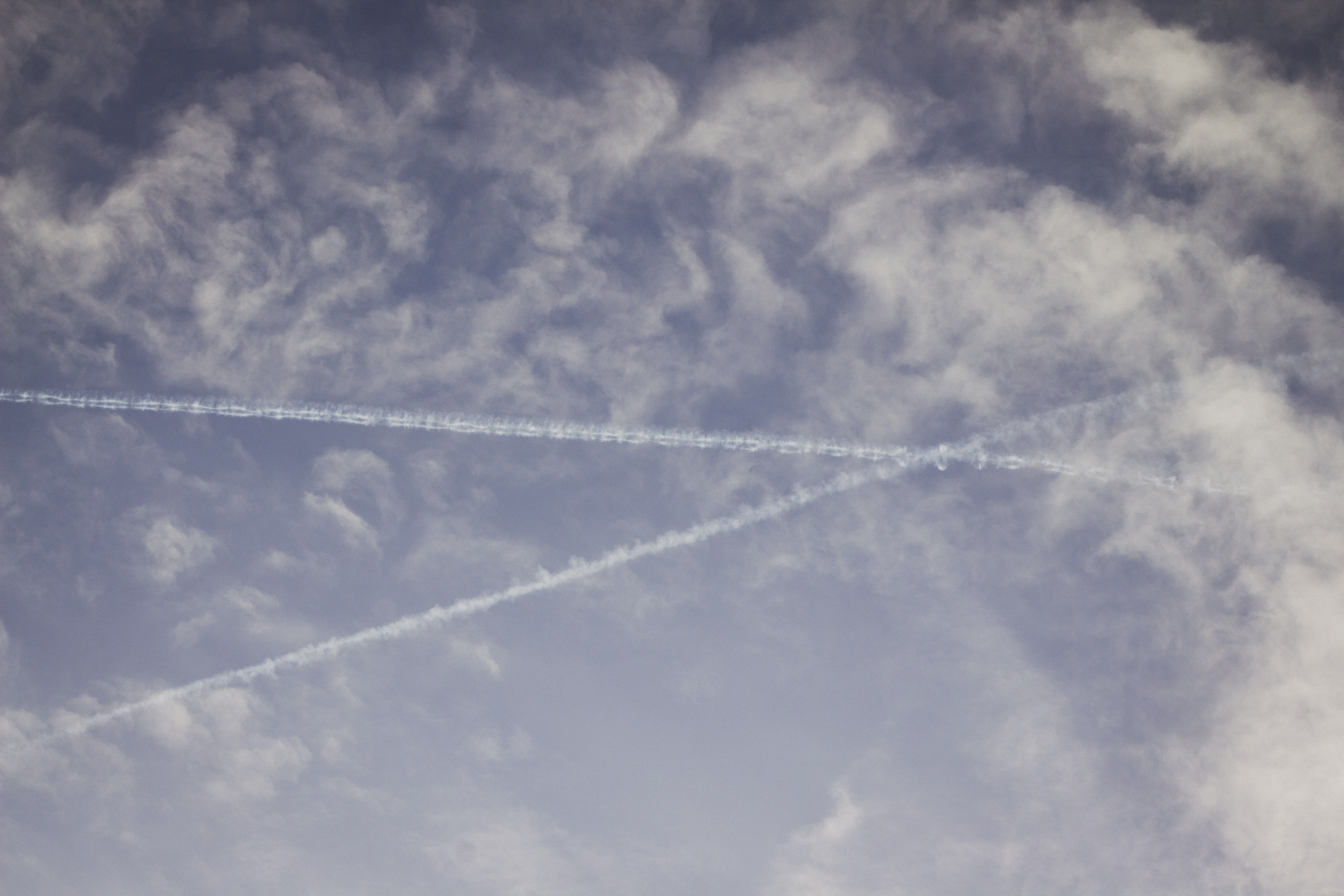 blue sky above germany