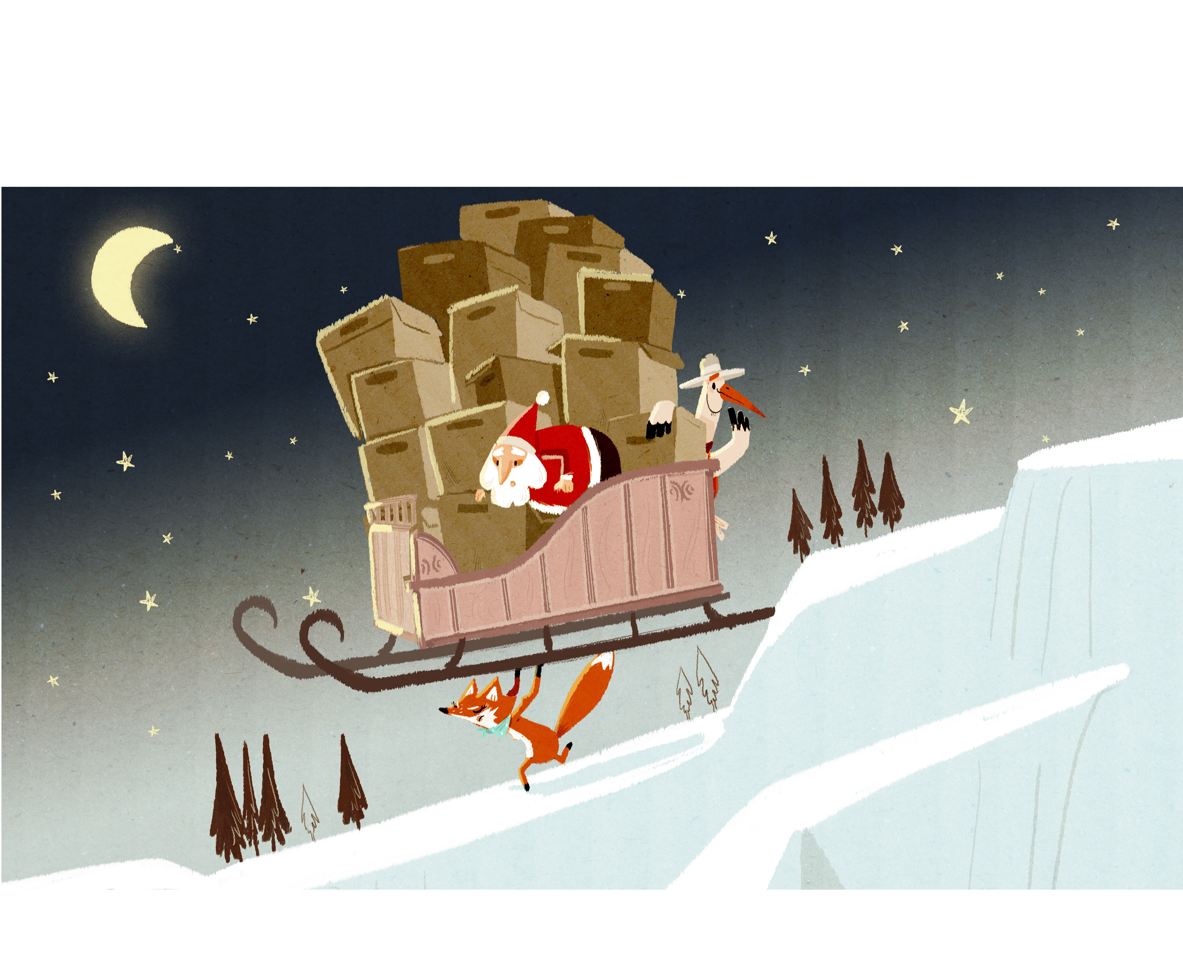 Caroline Attia Studio - Déménagement du père-Noel