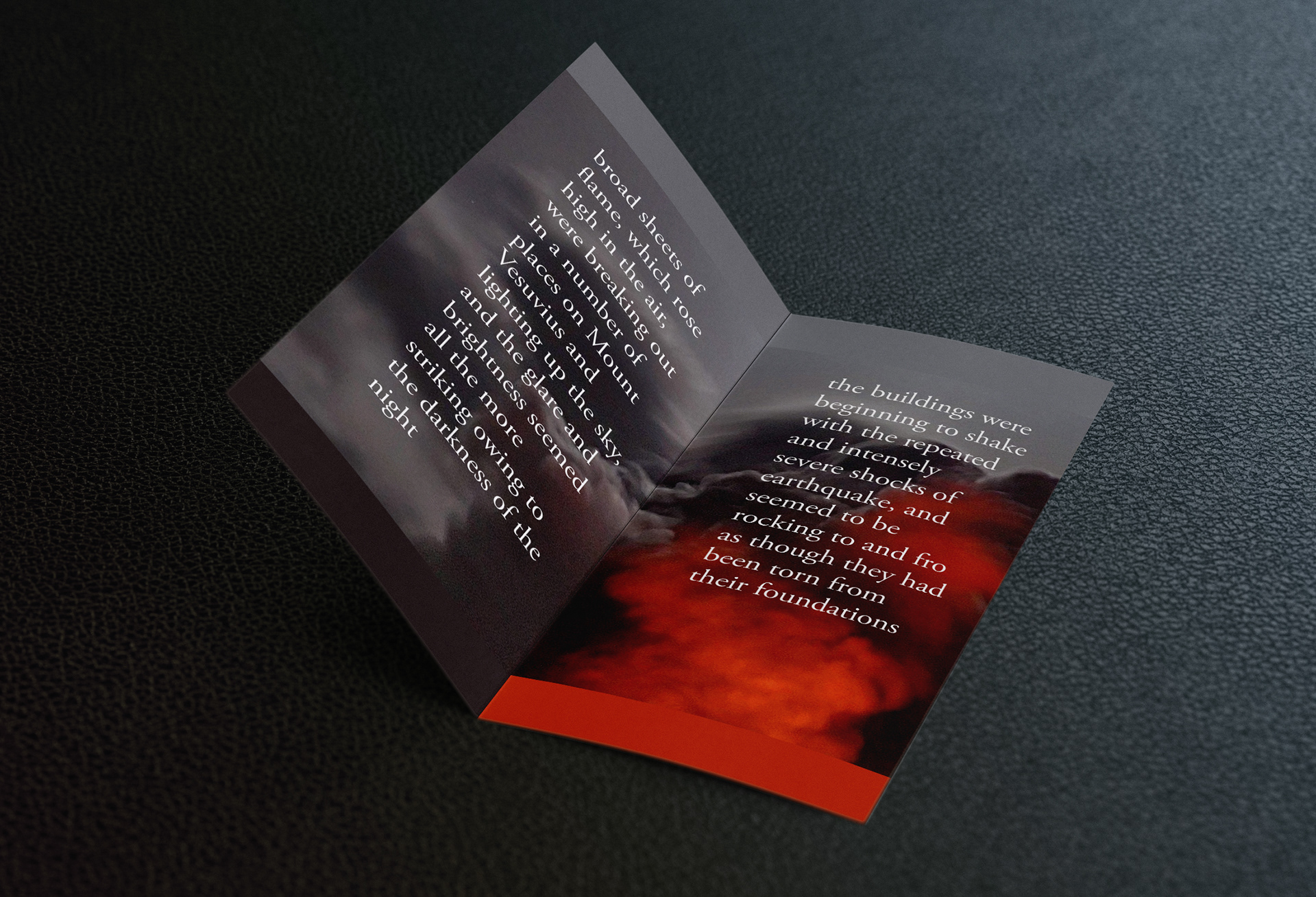 an inside spread of the booklet