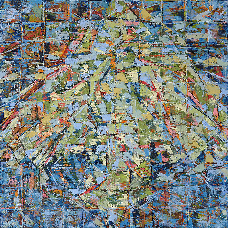 NO. 7 oil on canvas, 30 by 30 inches, 76 x 76 cm, 2011 EUR 5,000.00, HERMANN LEDERLE
