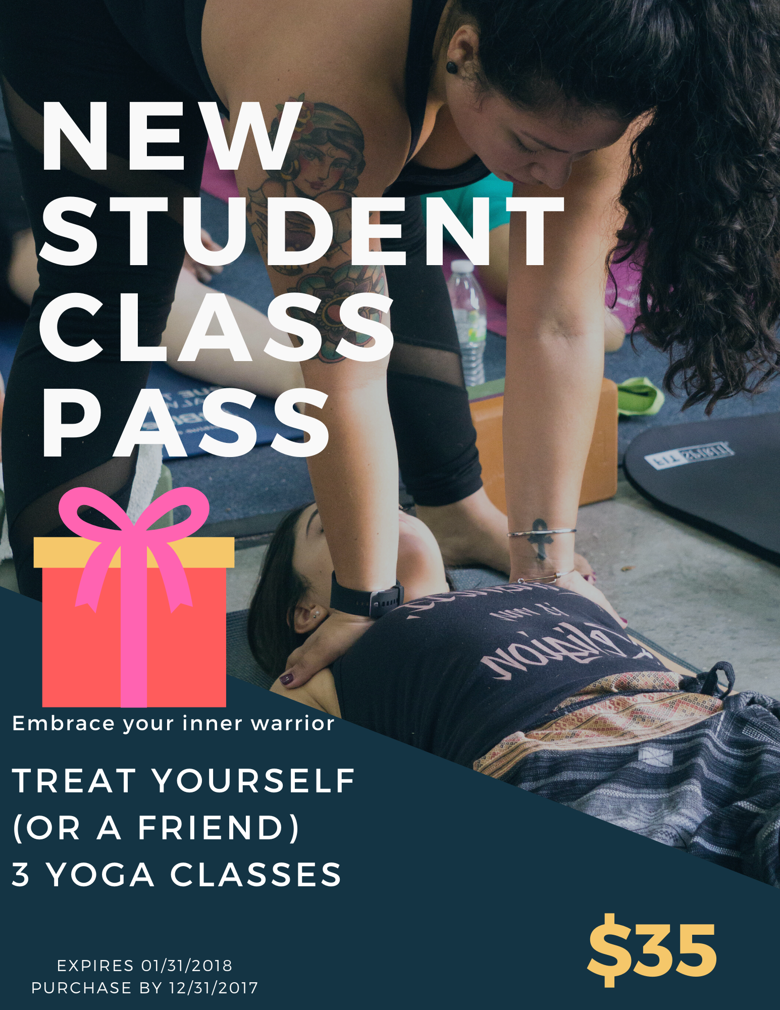 Andrea Flores - Yoga Wellness Promotional Newsletter Template Design