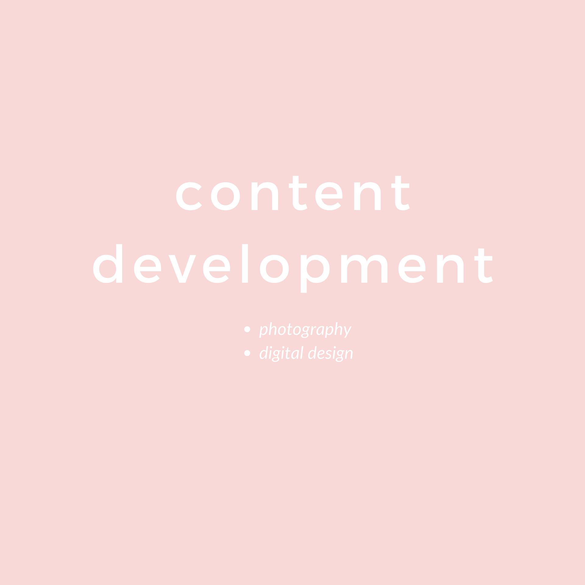 Photography and Digital Design Services for Content Marketing Development
