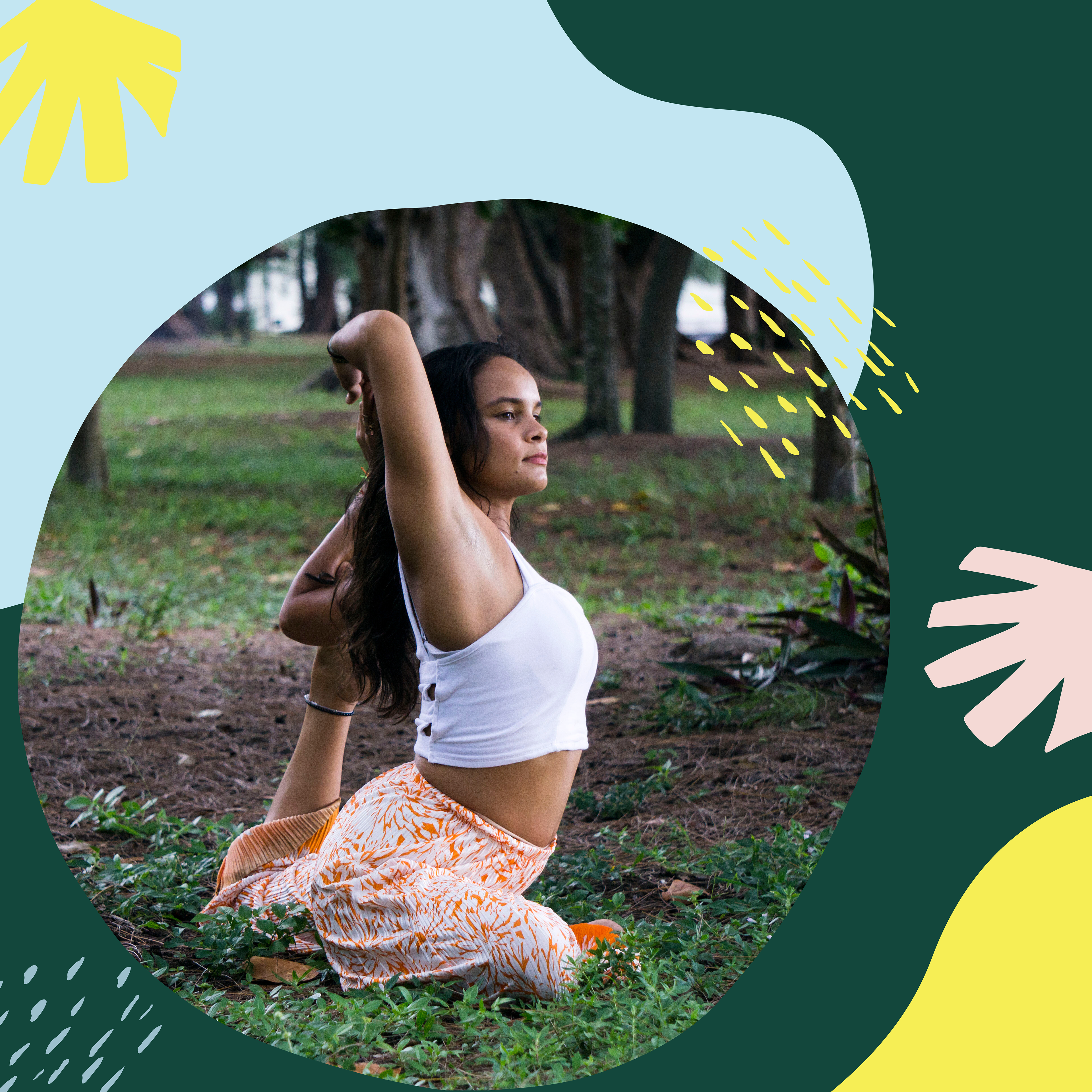 Andrea Flores - Yoga Wellness Service Social Media Graphic Design