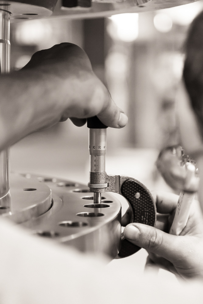 measuring the coupling flange