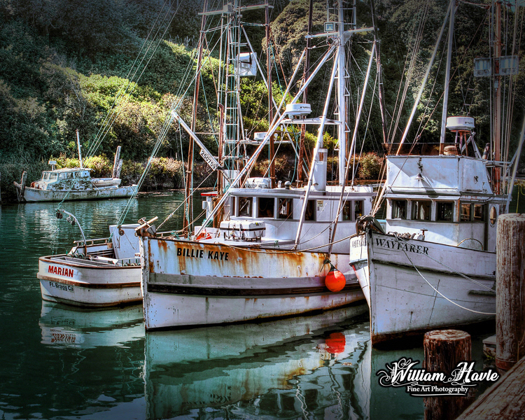 Fishing Boats In Fort Bragg CA