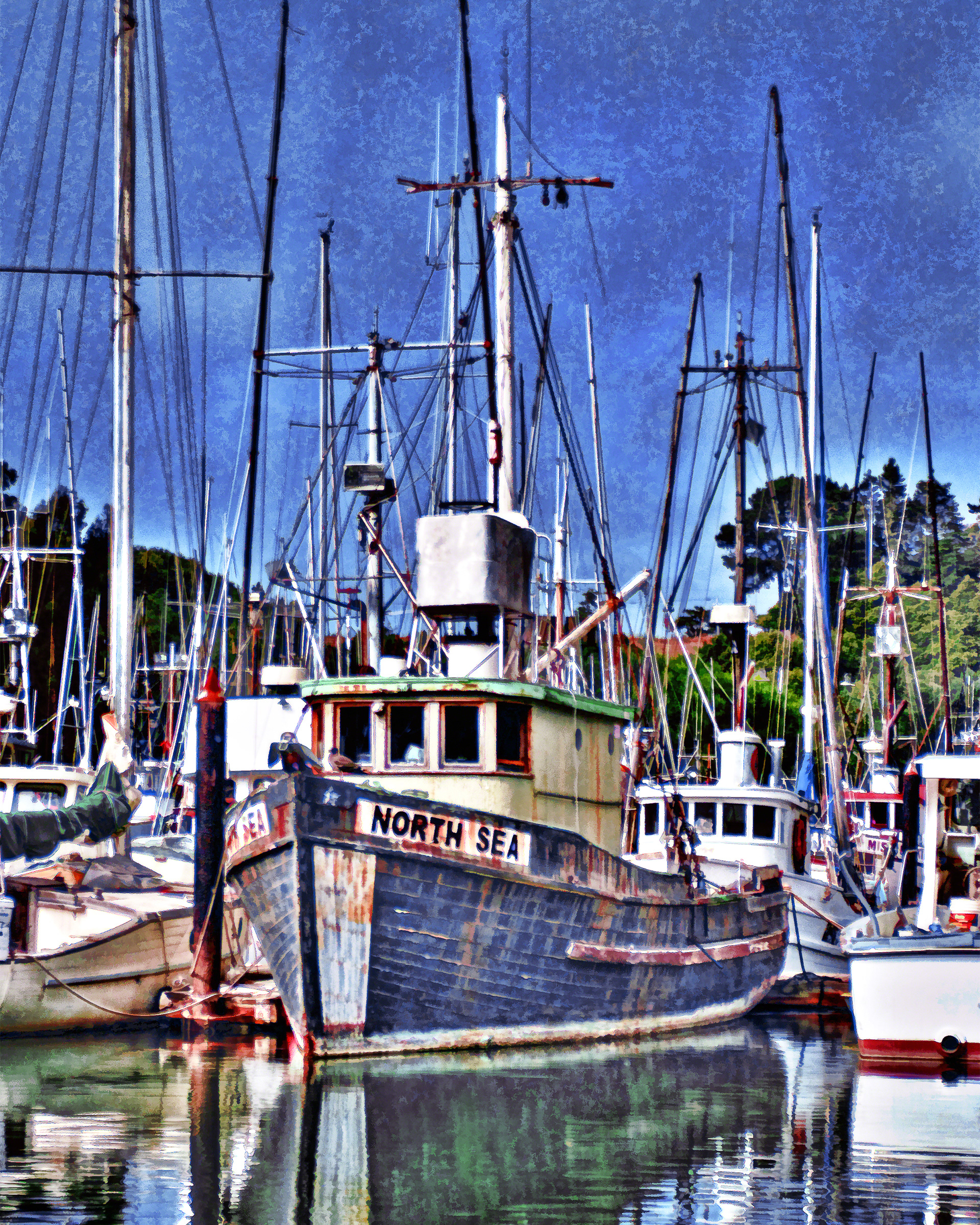 The Northern Sea Fishing Boat