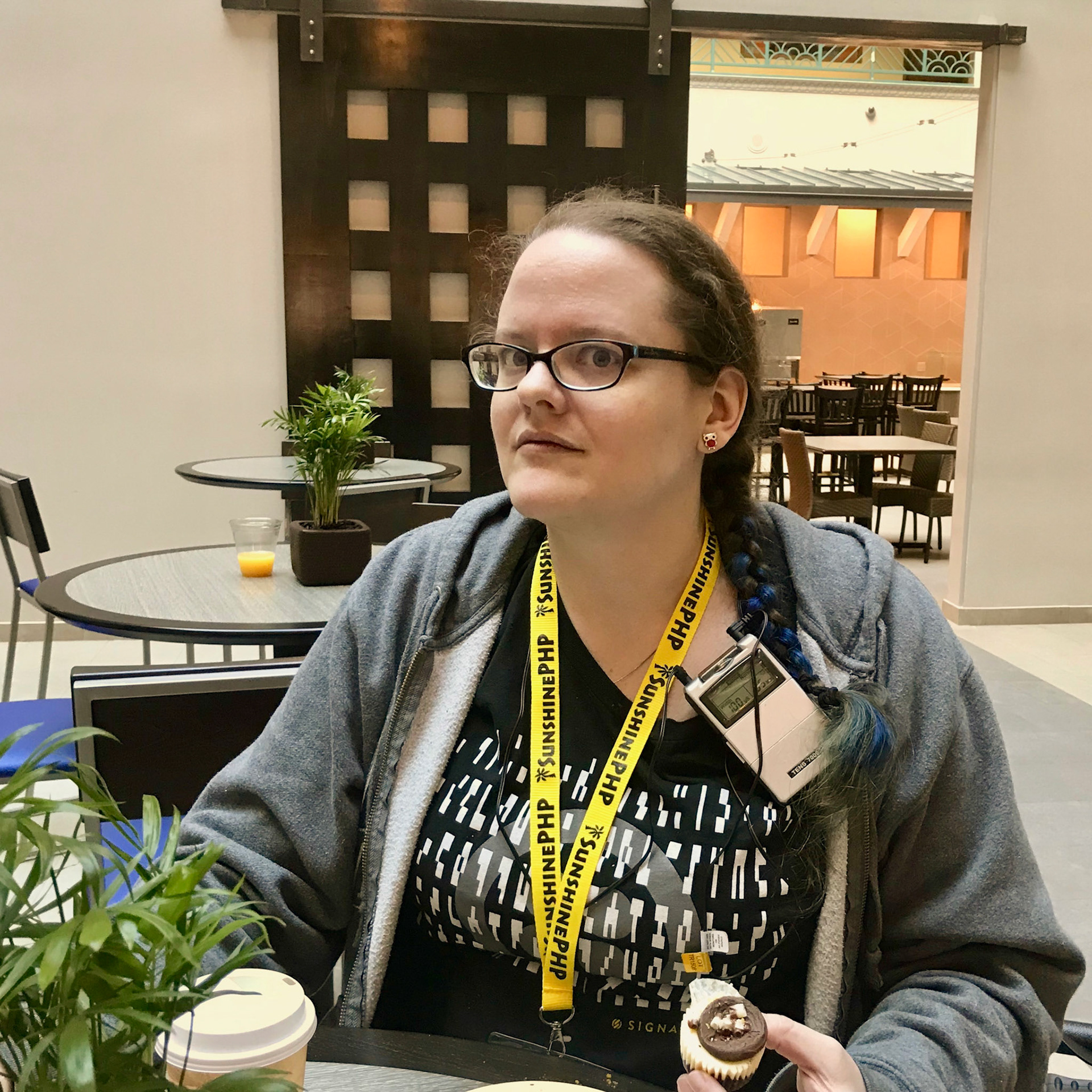 Suspicious of the camera