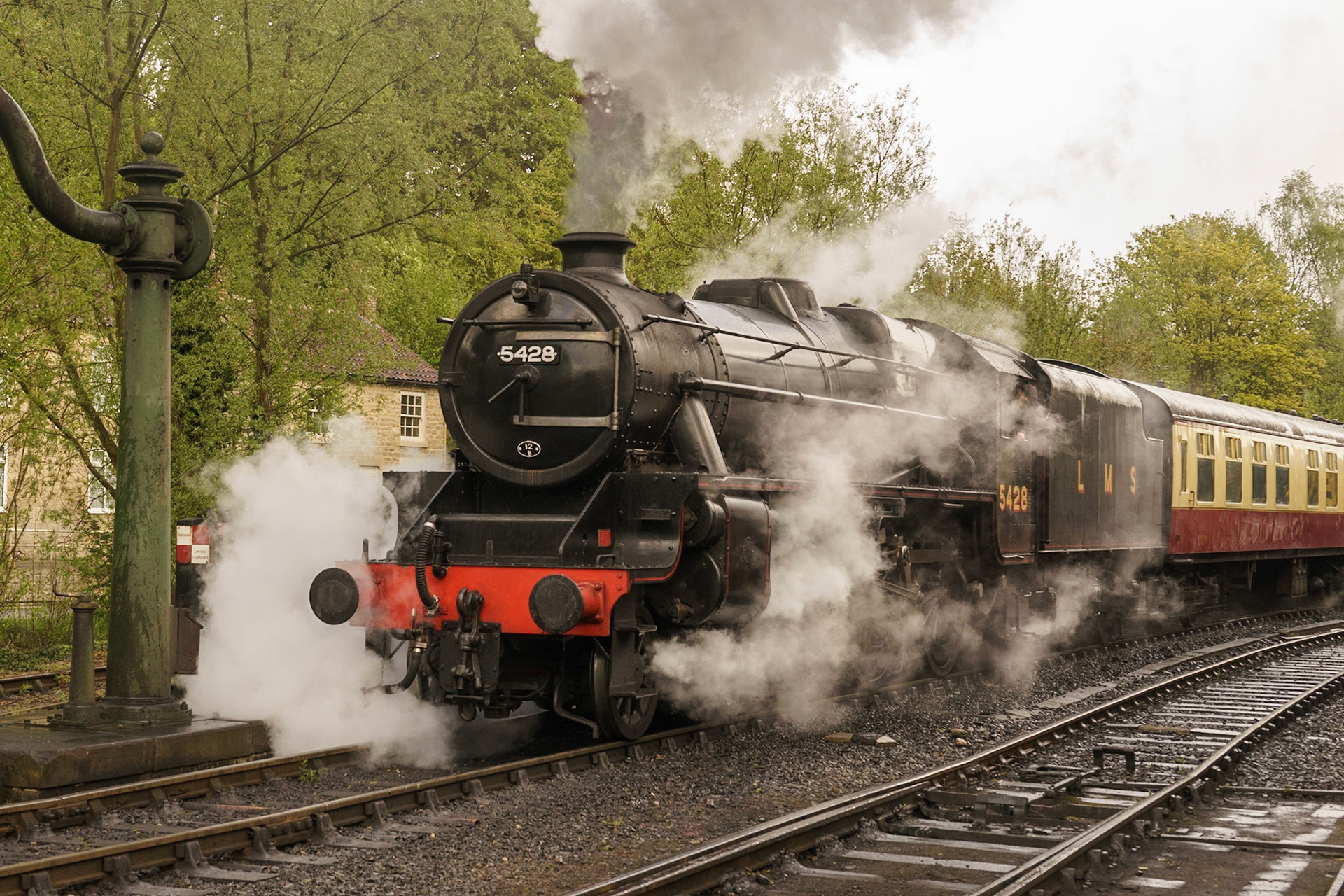 5428 departs Pickering