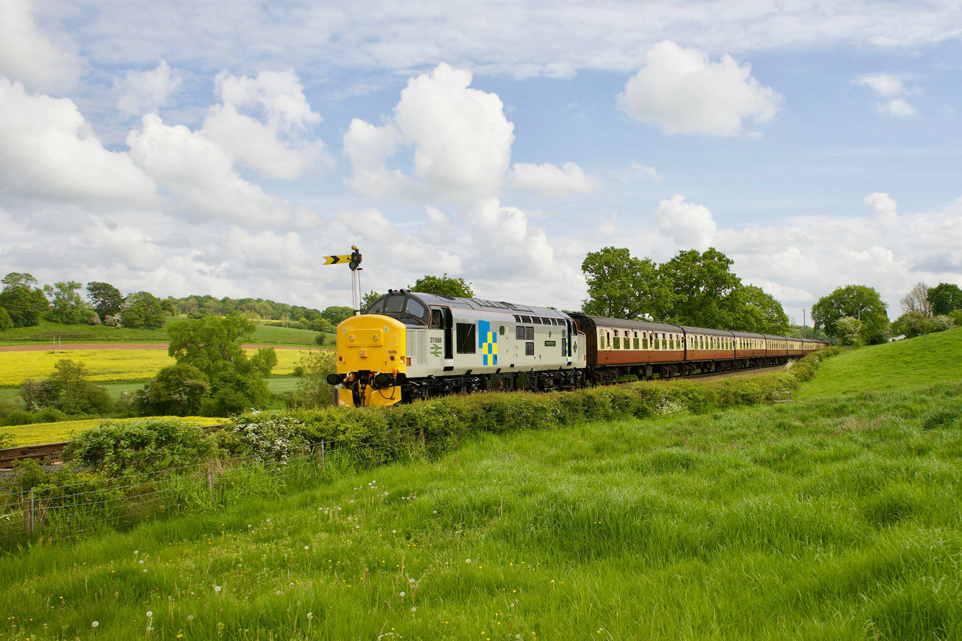 37688 heads to Eardington after leaving Hampton Loade