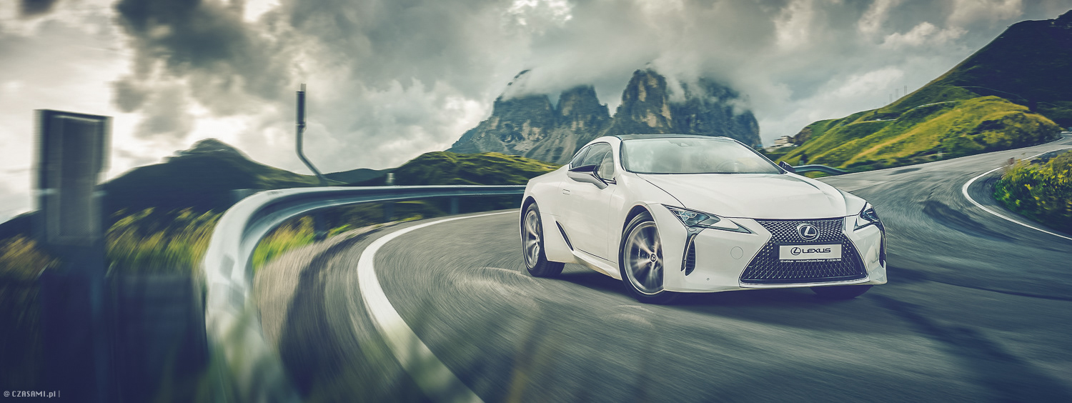 lexus LC500, retusz photoshop, virtual rig, fotografia motoryzacyjna CZSAMI.pl