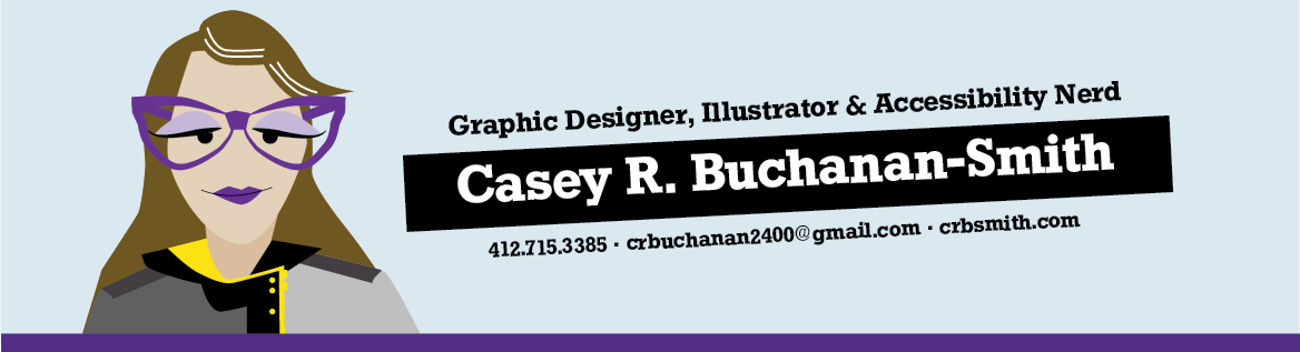 Graphic Designer and Illustrator Casey Buchanan-Smith. For contact information see the contact page