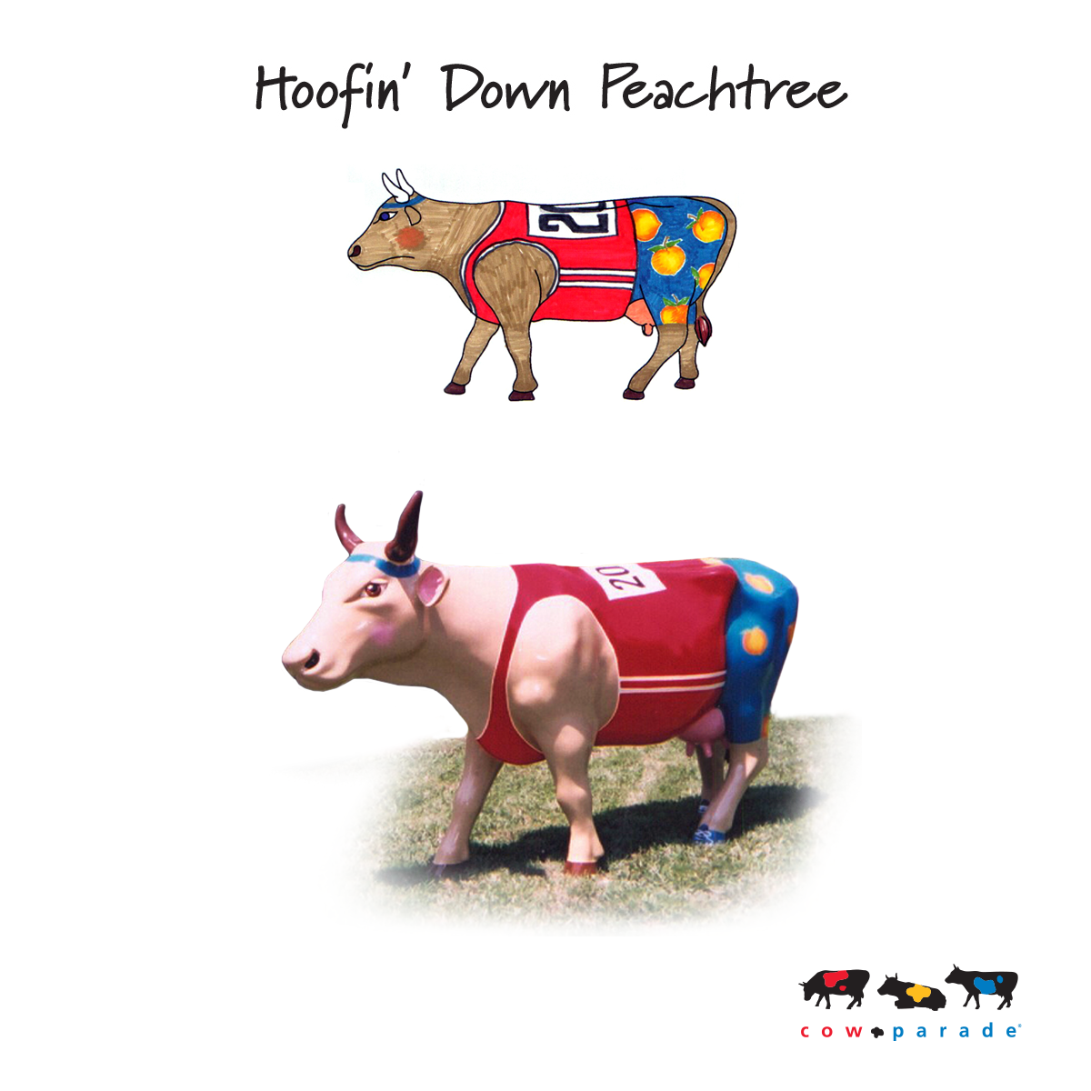 Idea Chosen & Painted for Cow Parade Atlanta