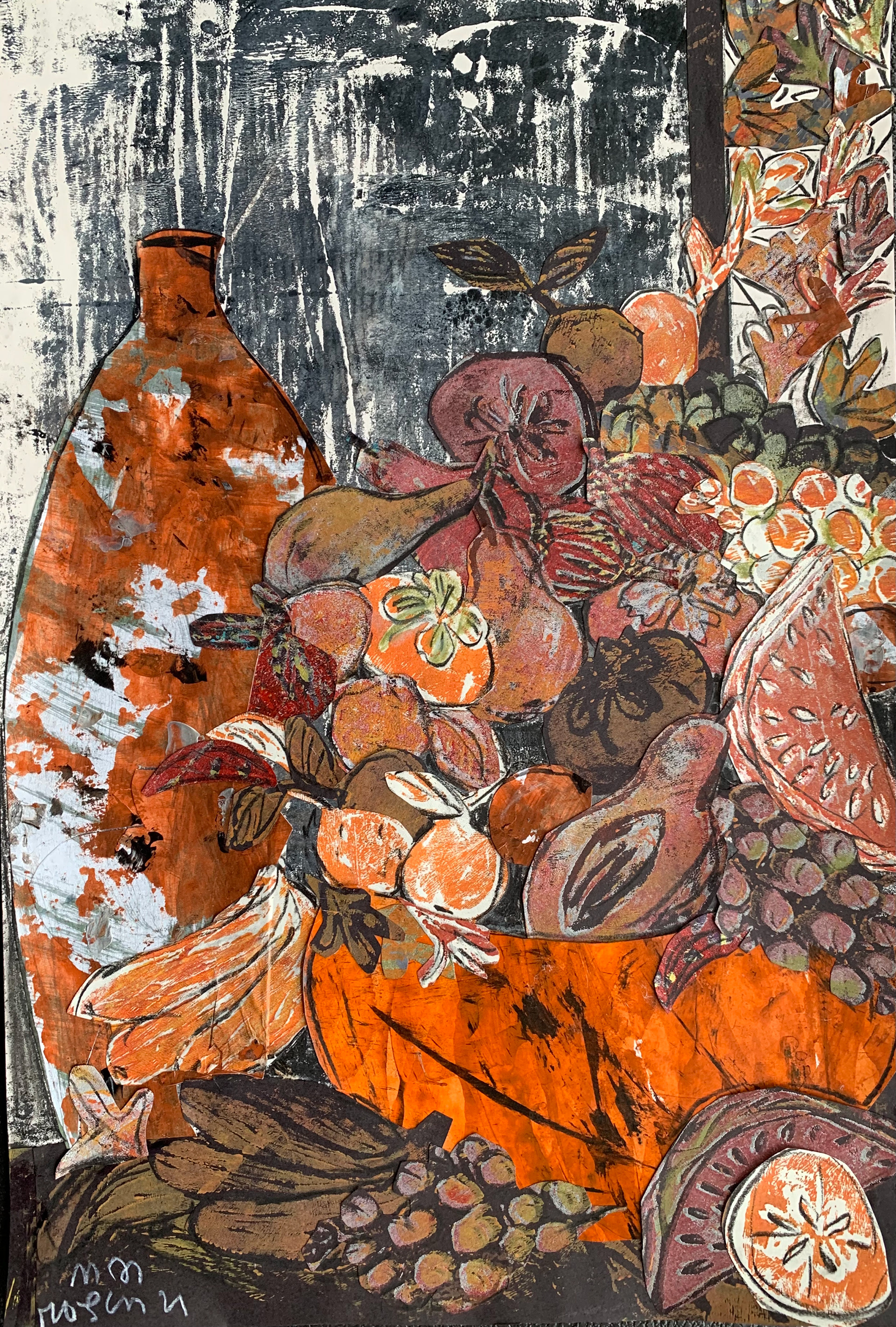 Collage 5, Fruit Bowl, 11 x 17, $500