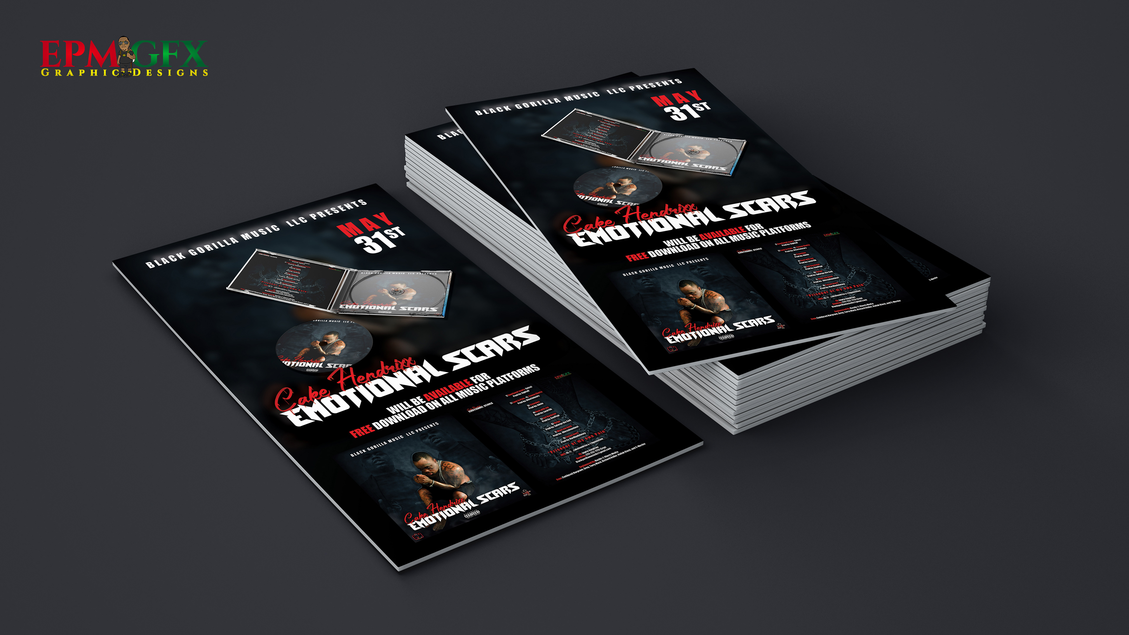 Epm Graphics - 4x6 flyer design and mockup design