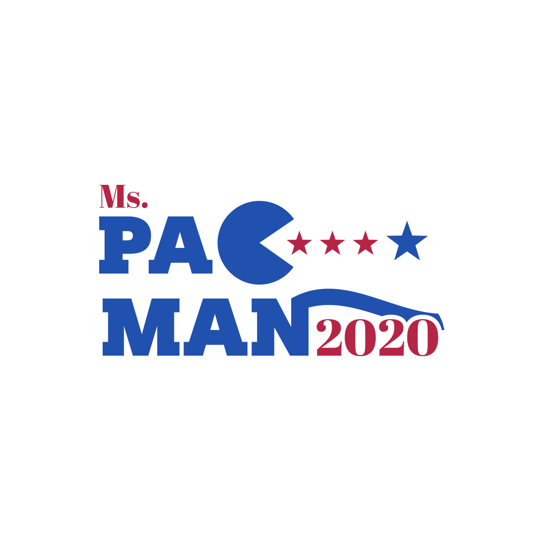 Ms. Pac Man Logo Design
