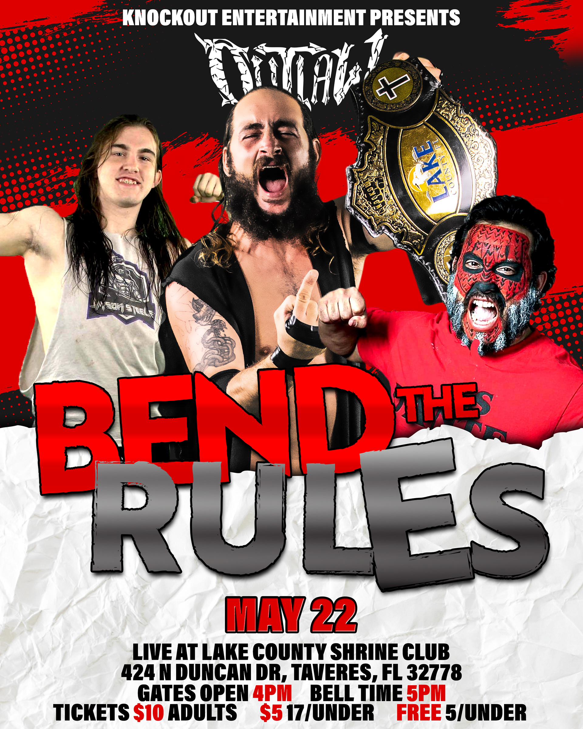 Outlaw Bend the Rules flyer