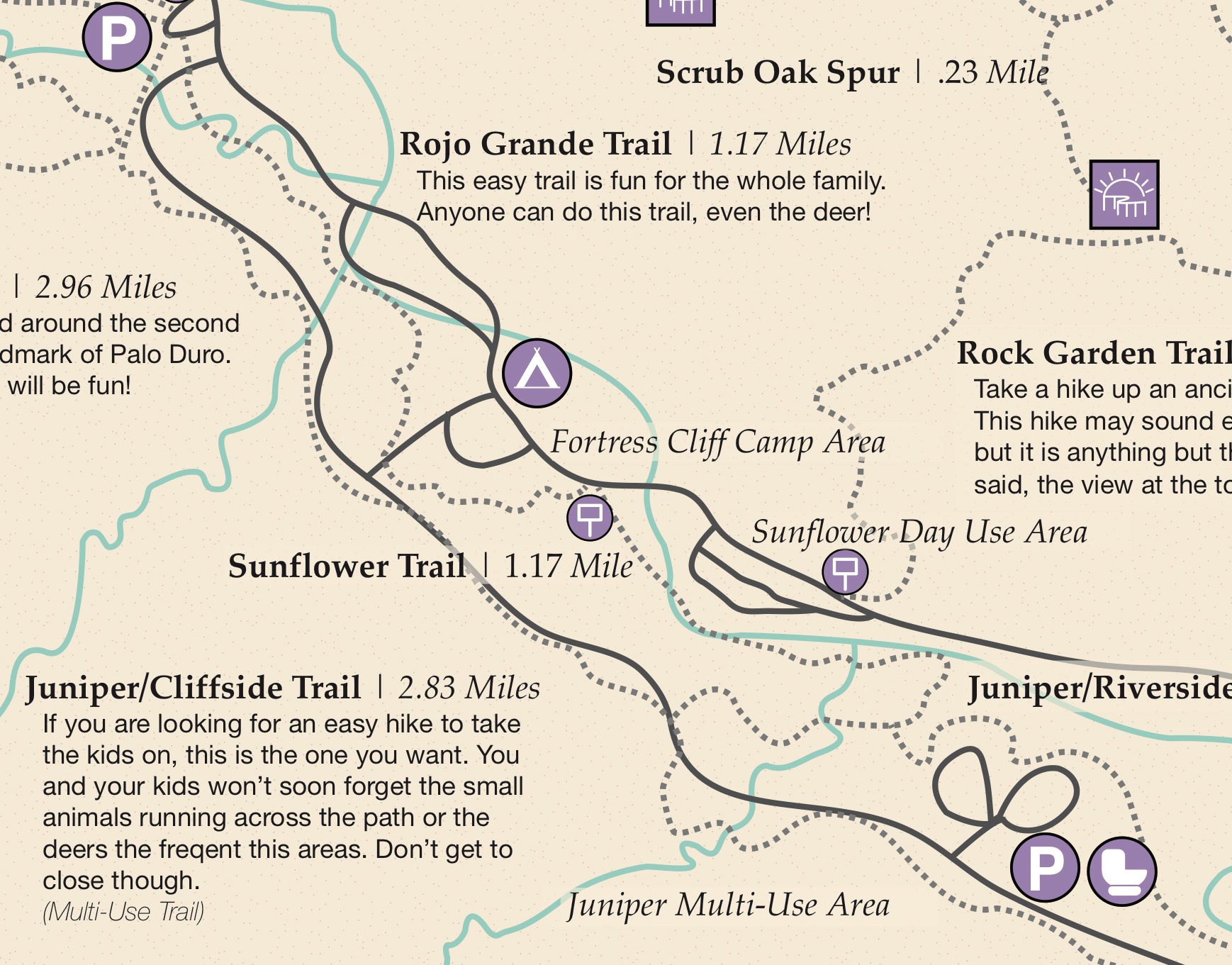 Timothy Yerger Palo Duro Canyon Map
