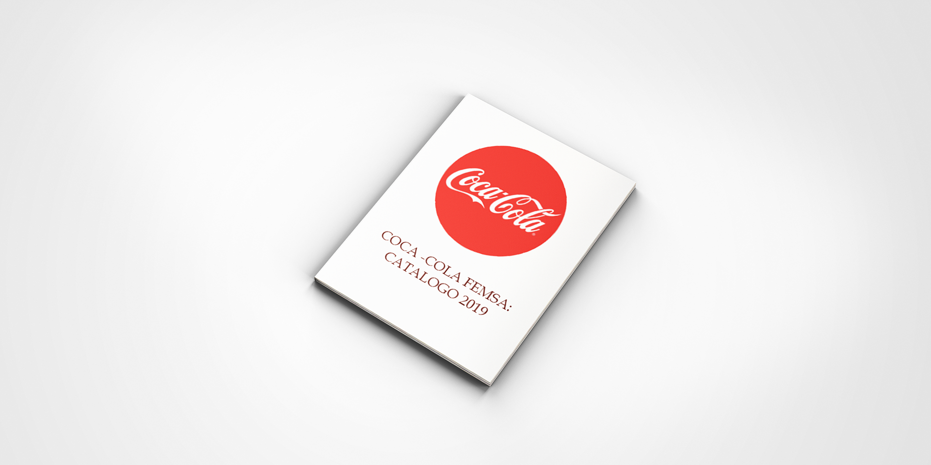 Catálogo de bebidas Coca-Cola.
