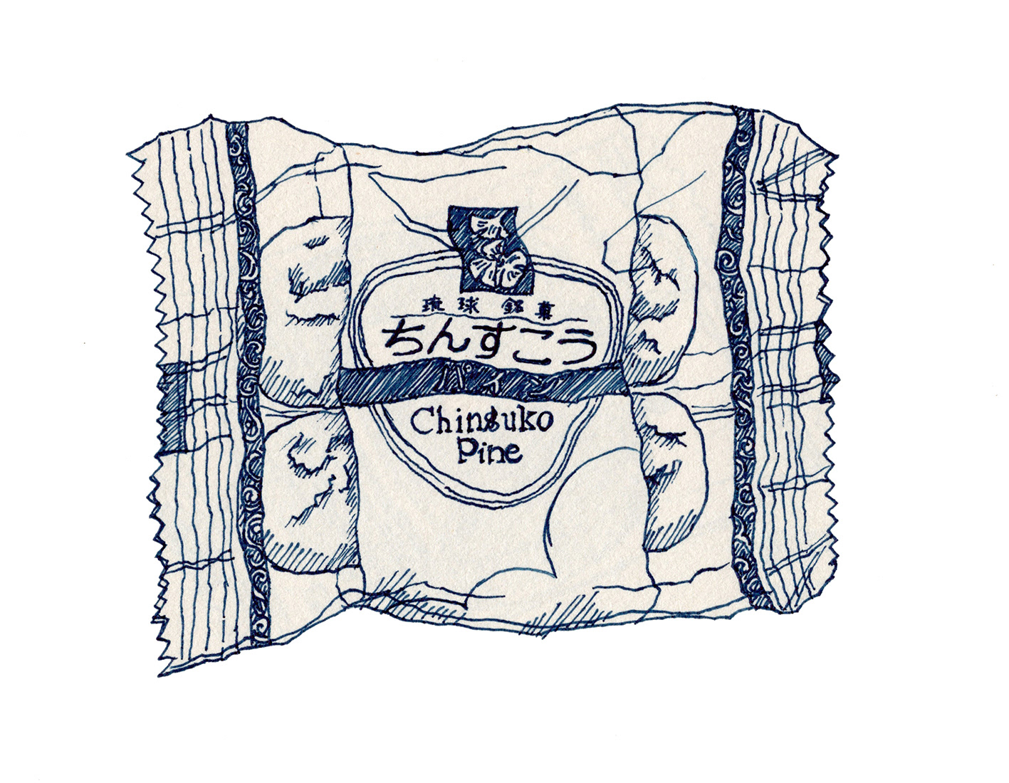 茅野なおみのご馳走イラストレーション 会社のデスクでいただいたお土産 茅野なおみのご馳走イラストレーション 会社のデスクでいただいたお土産