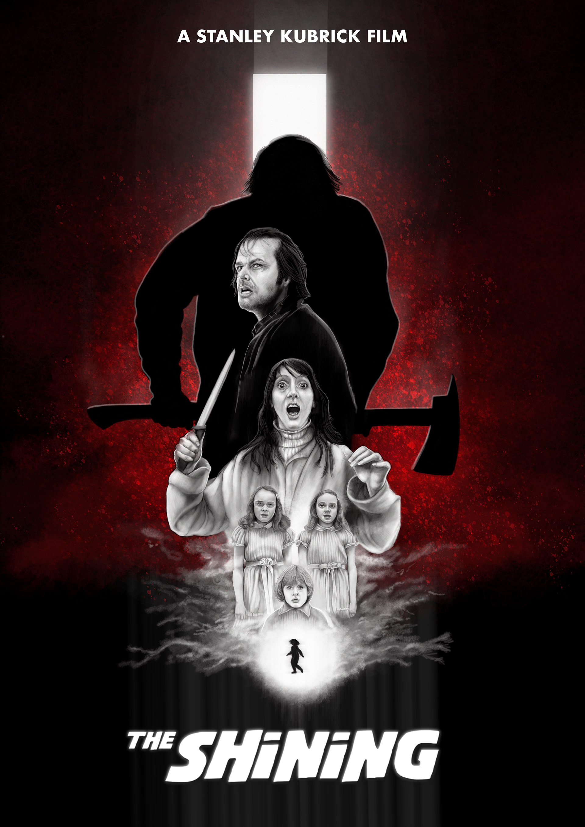 Wes Dance Illustration The Shining Poster