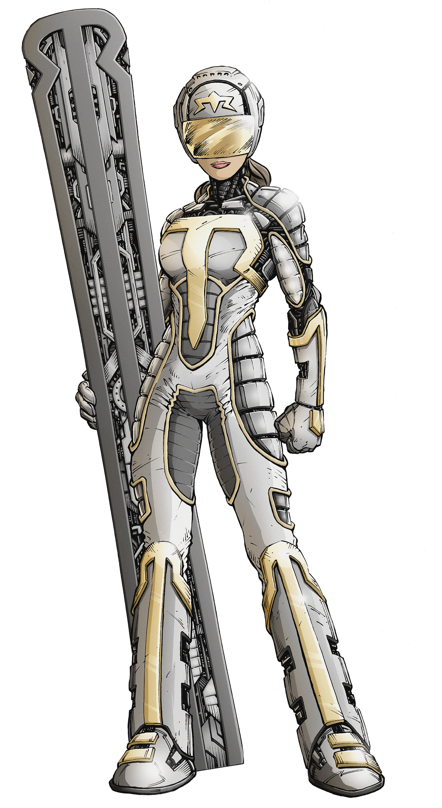 "Esterminator" Race Suit Concept Art, 2018