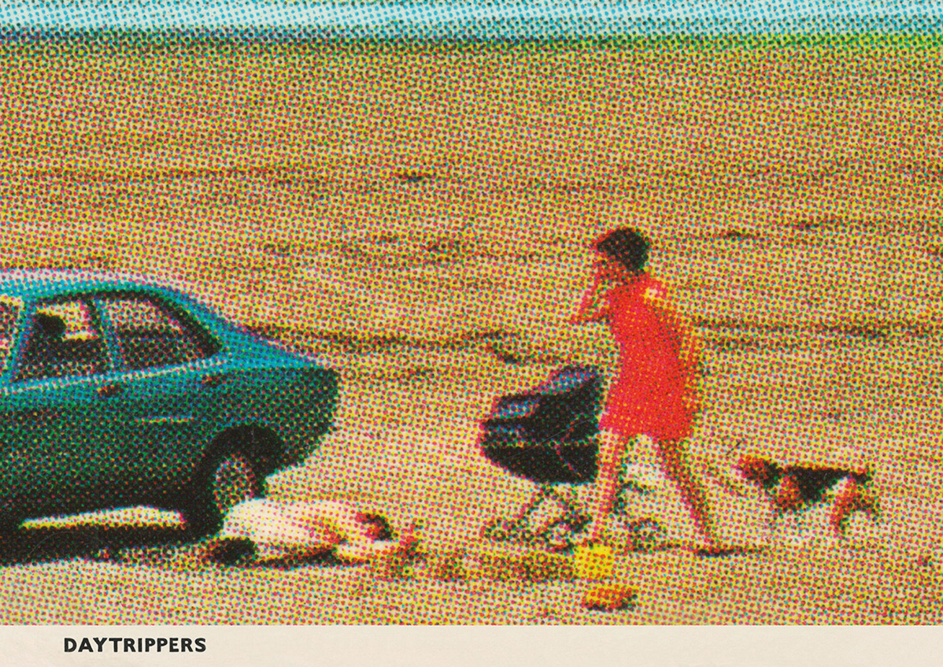 Daytrippers. Mixed Media on Arches Aquarelle. 57 x 82 cm