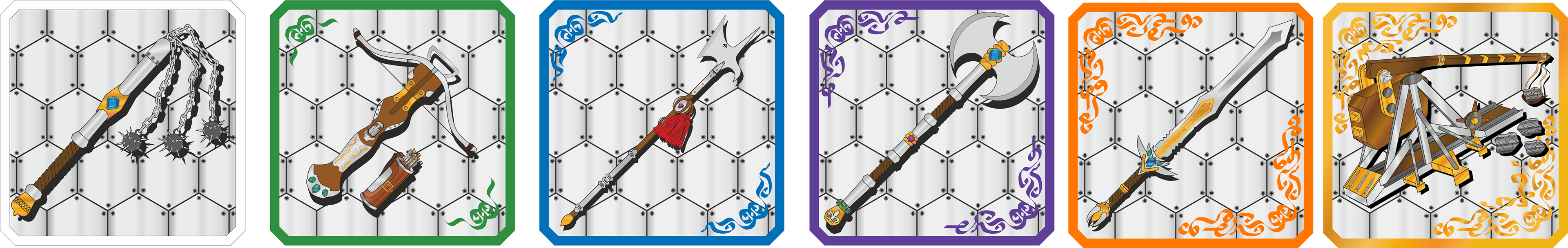 UI ICONS – Weapons Tier 3 (STEEL)
