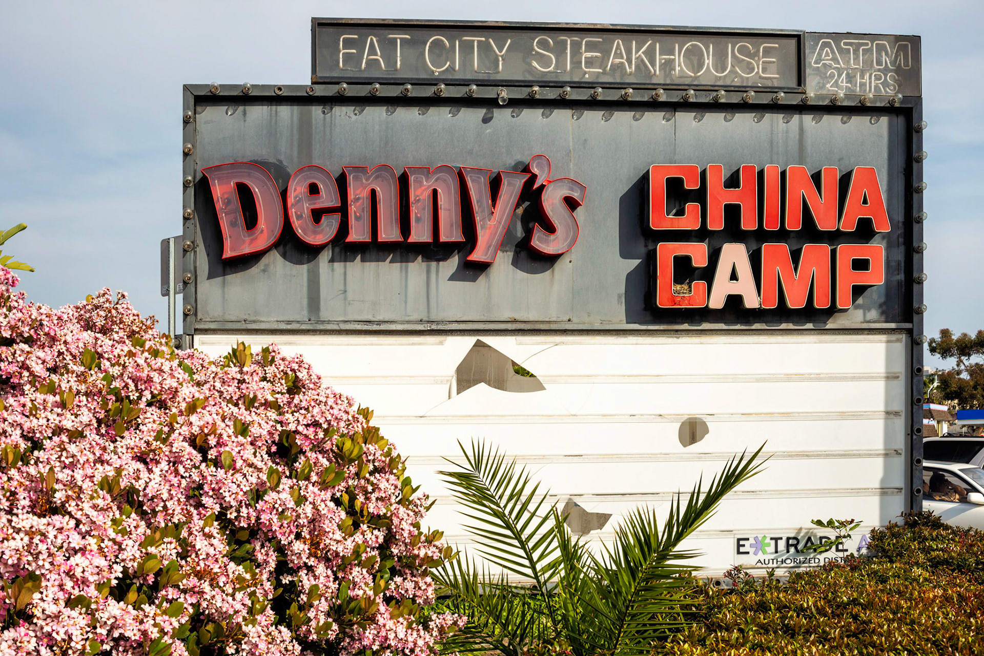 China Camp Sign, Downtown, San Diego, 2013