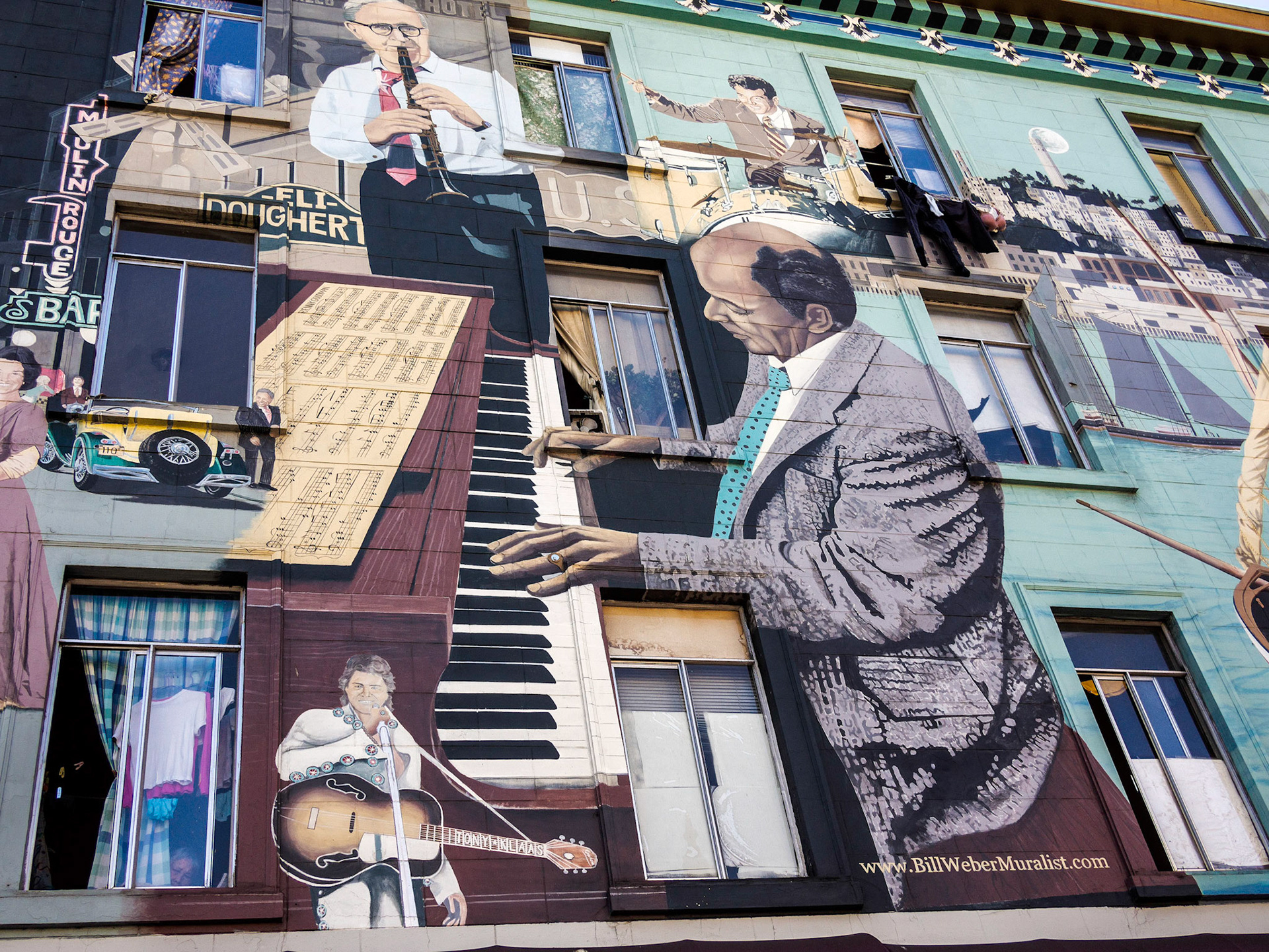 North Beach Mural, San Francisco, 2012