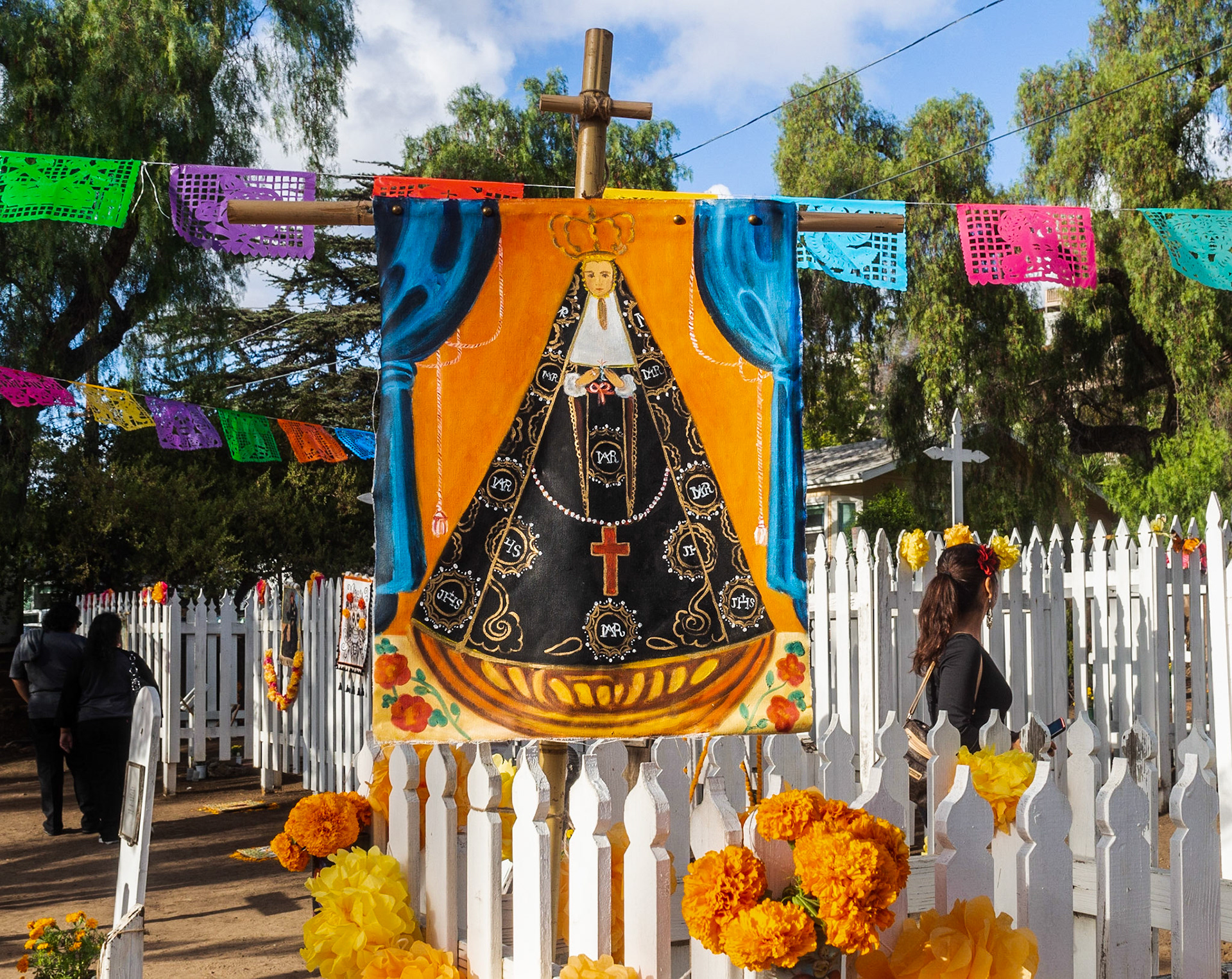El Campo Santo Cemetery, Old Town, San Diego, 2014