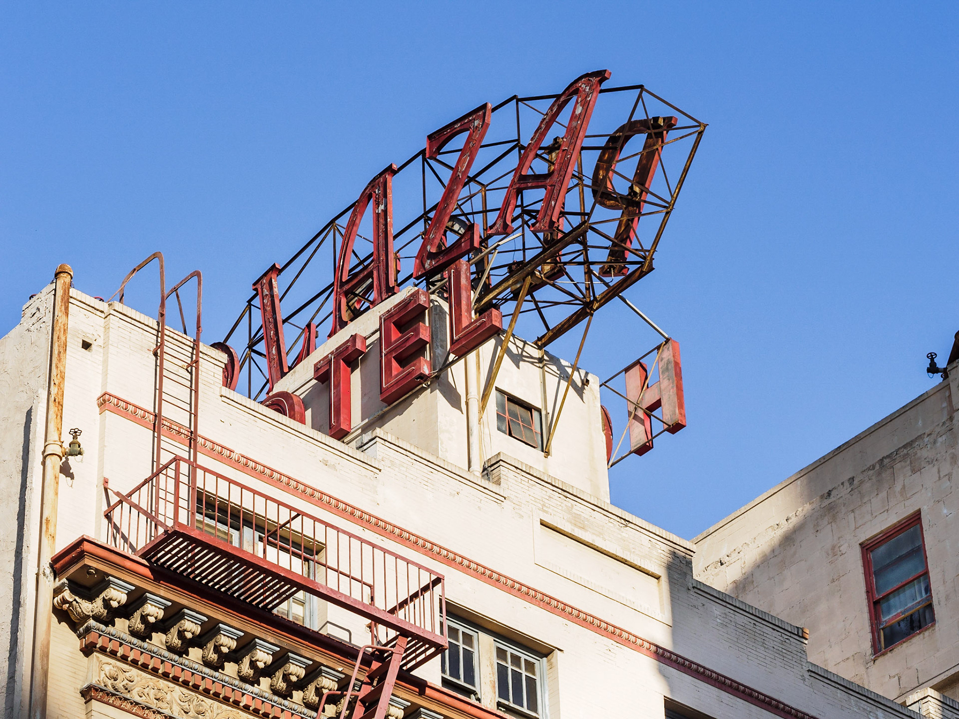 Plaza Hotel, GasLamp District, San Diego, 2014