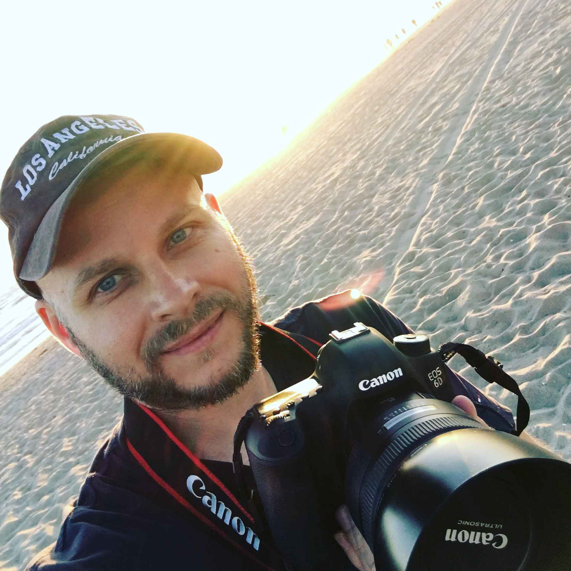 Fotograf Dariusz Swiatlowski w Santa Monica