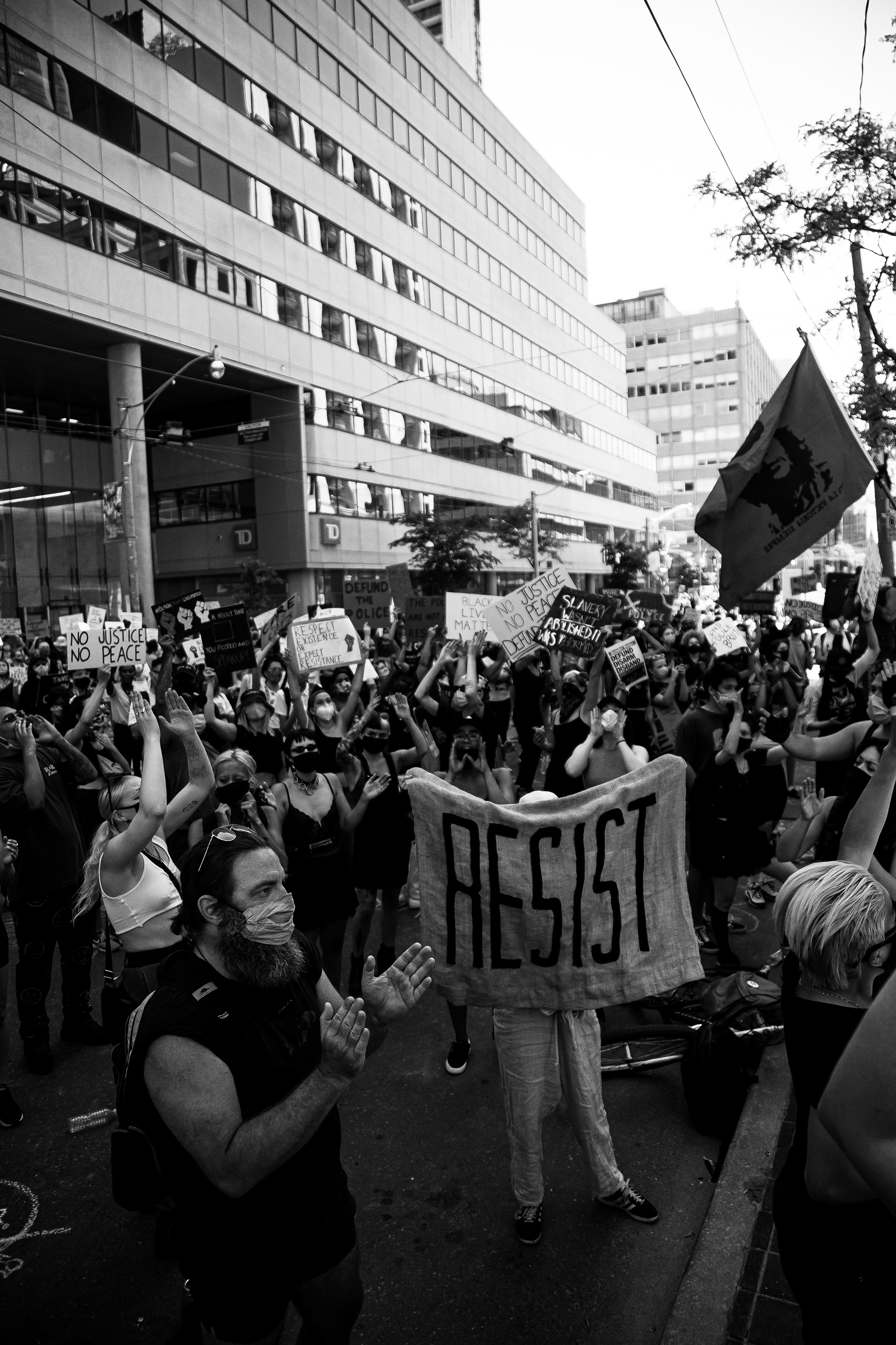 BLM 'Occupy Bay Street' / Toronto, ON / 2020