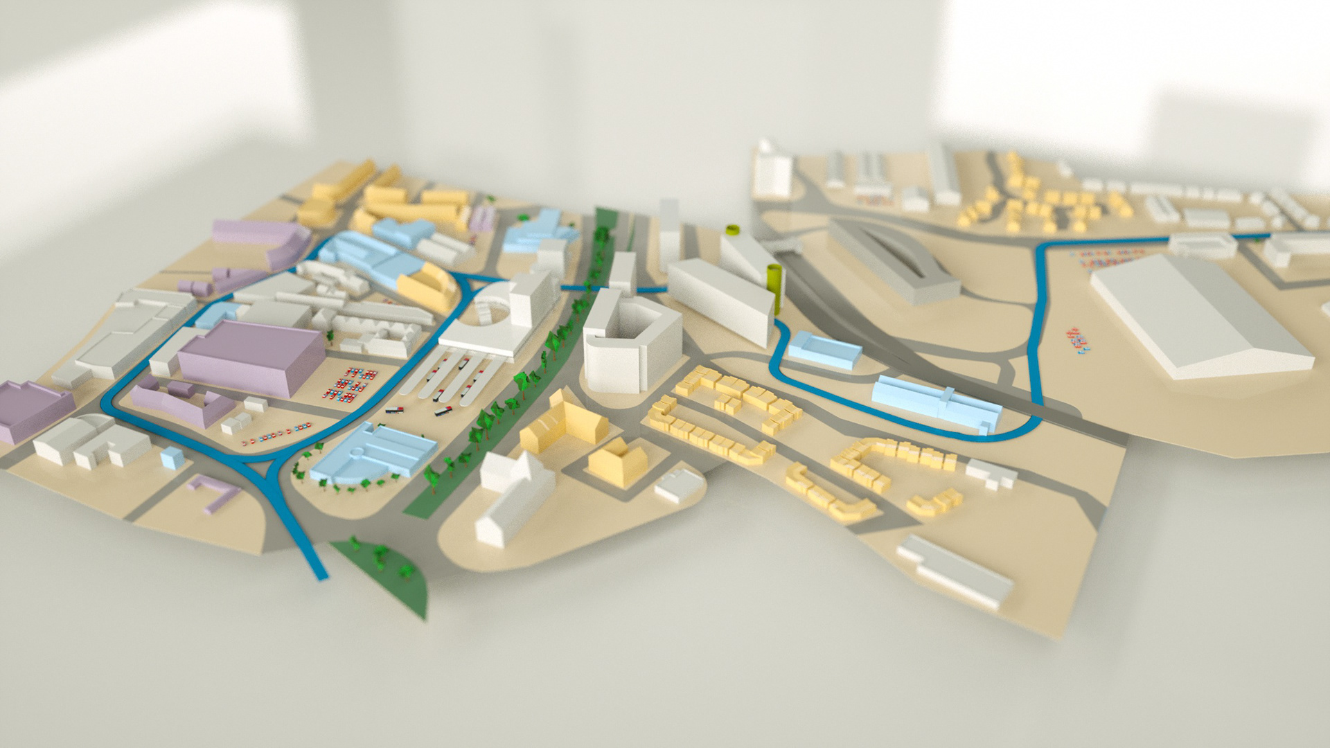 Wolverhampton Map to show Tram Route