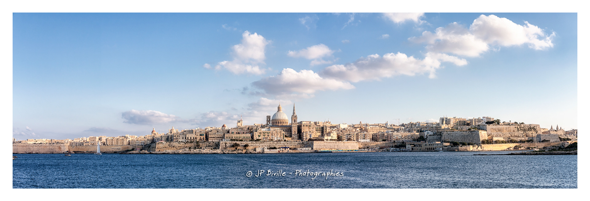 Malte - La Valette vue depuis Sliema