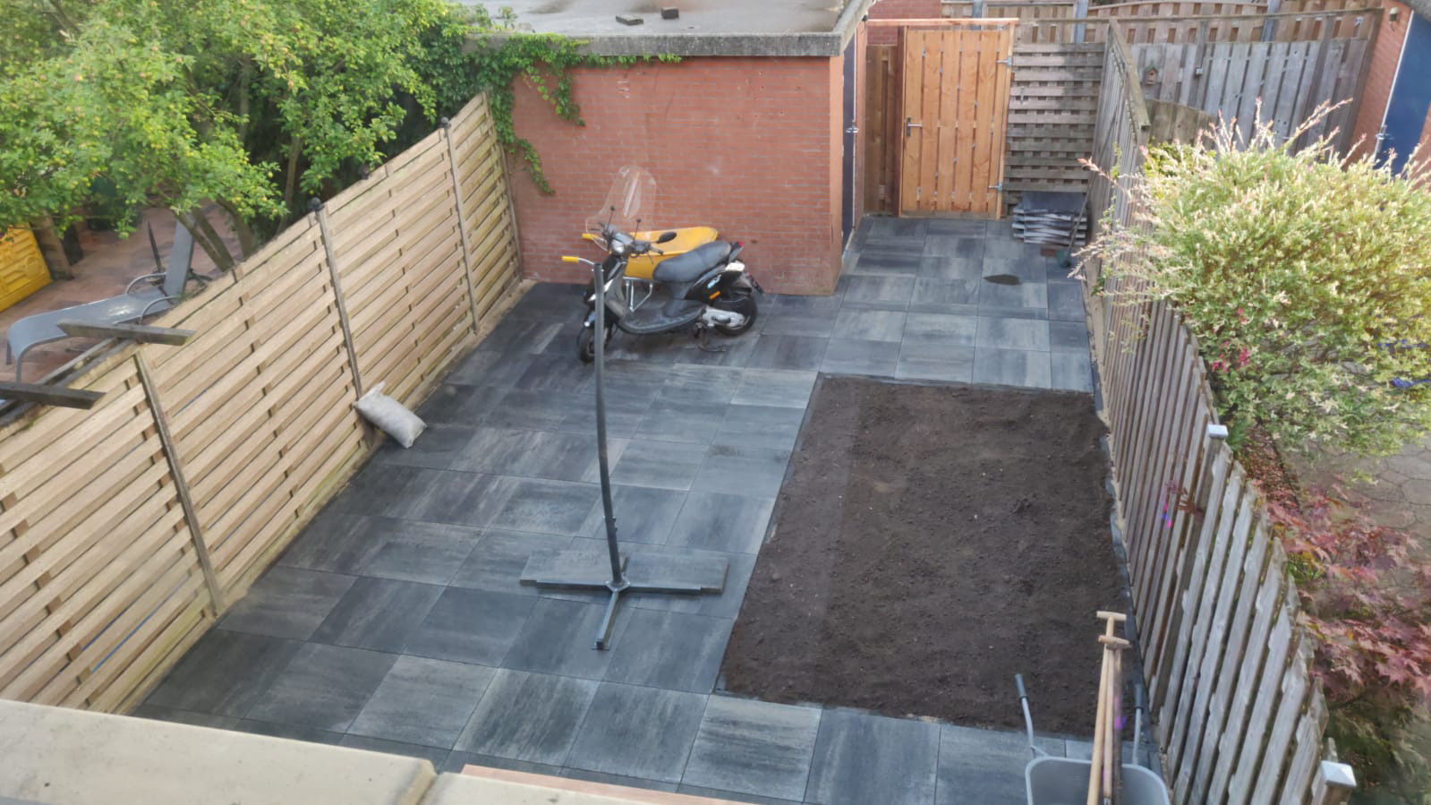 Foto 4: Eindresultaat zonder gazon